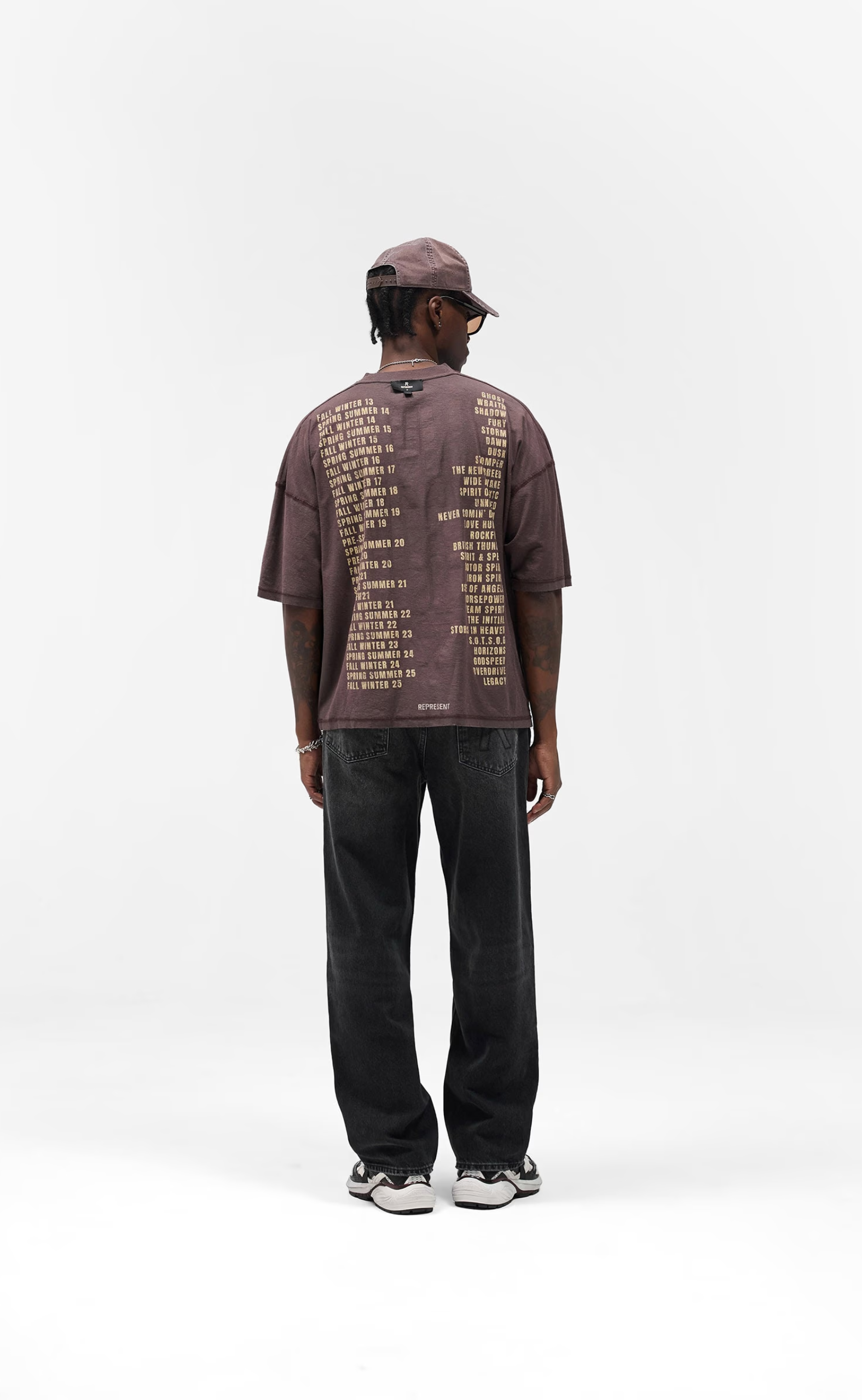 REPRESENT LIVING LEGACY NERO T-SHIRT