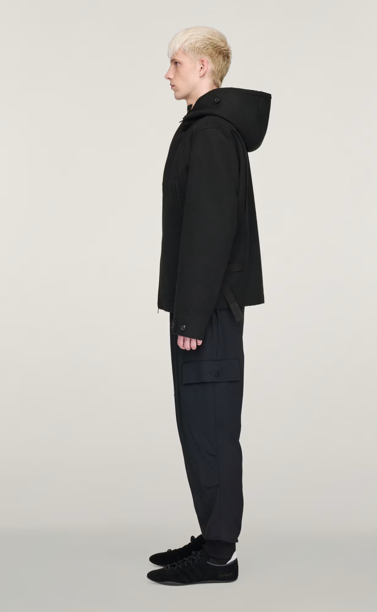 MELTON BLACK JACKET