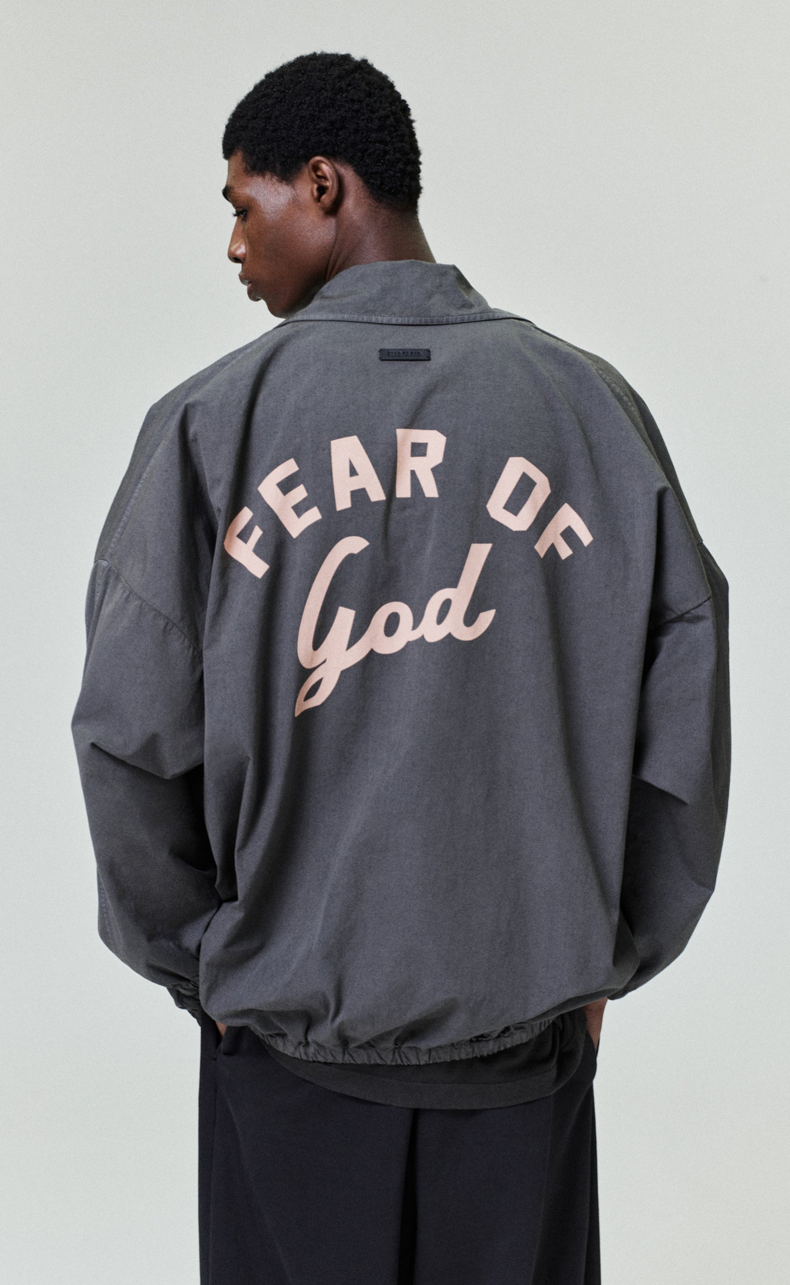 WINDBREAKER DARK GREY JACKET