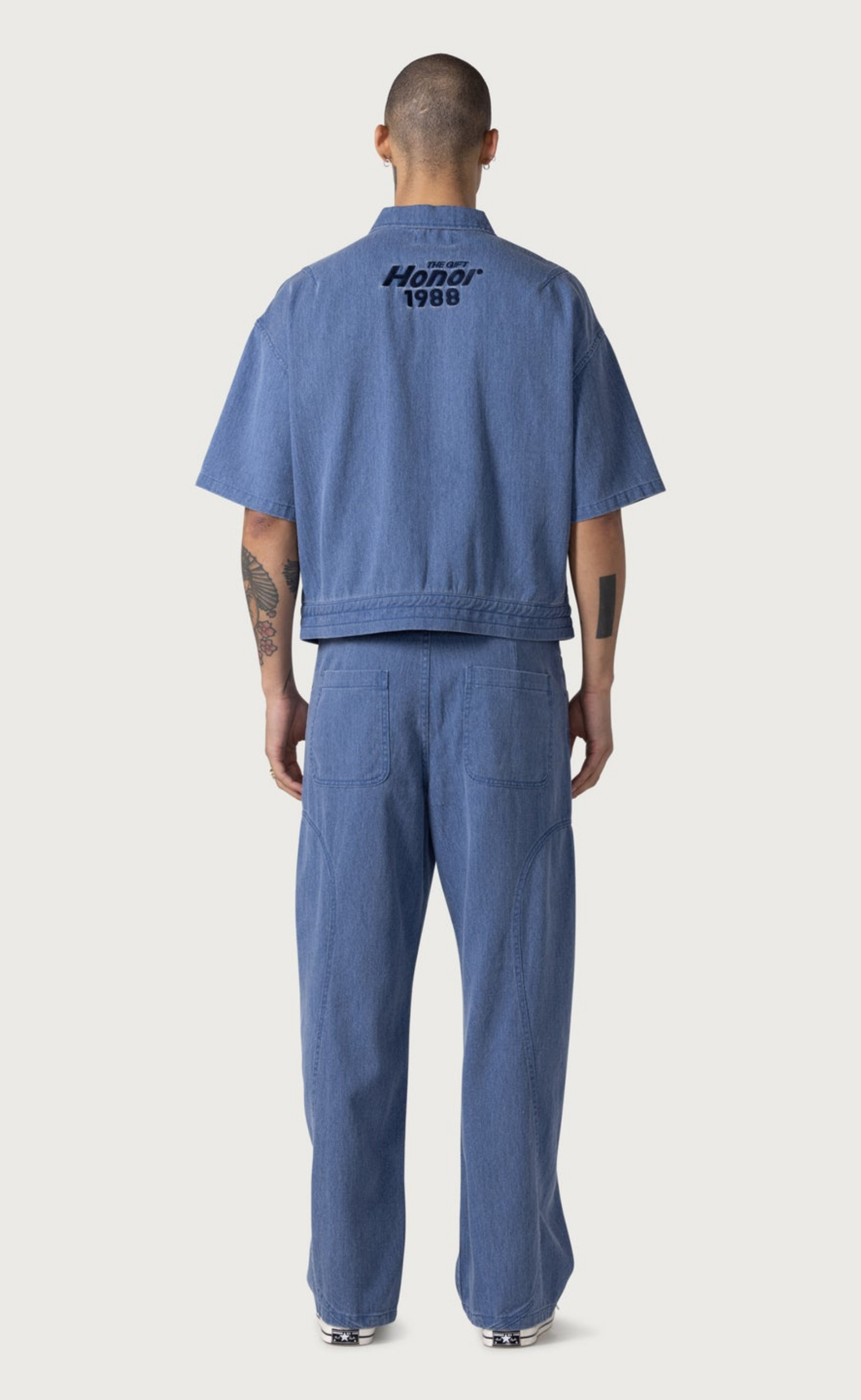 TWILL PARTY BLUE PANTS