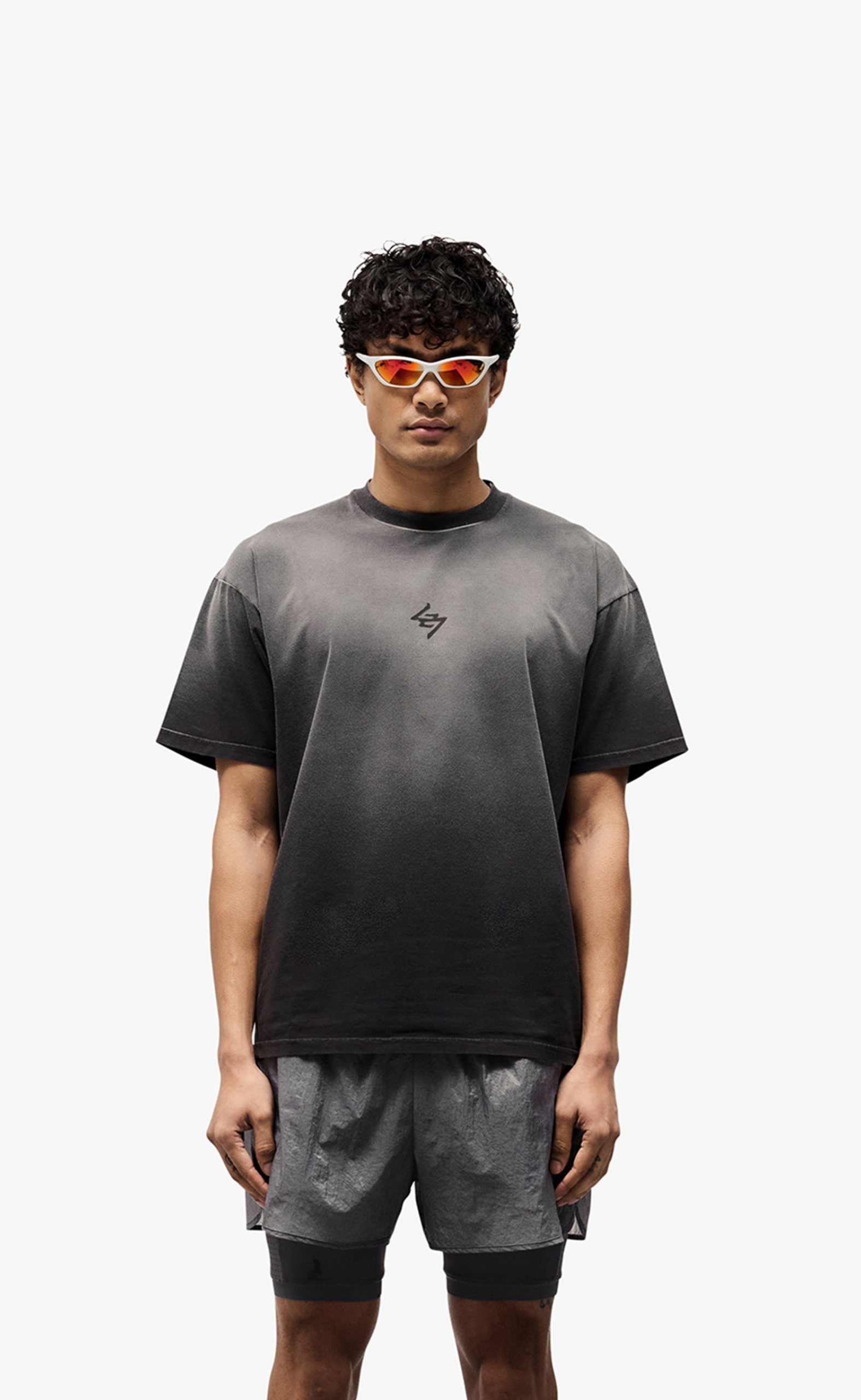247 MOTION AGED BLACK T-SHIRT