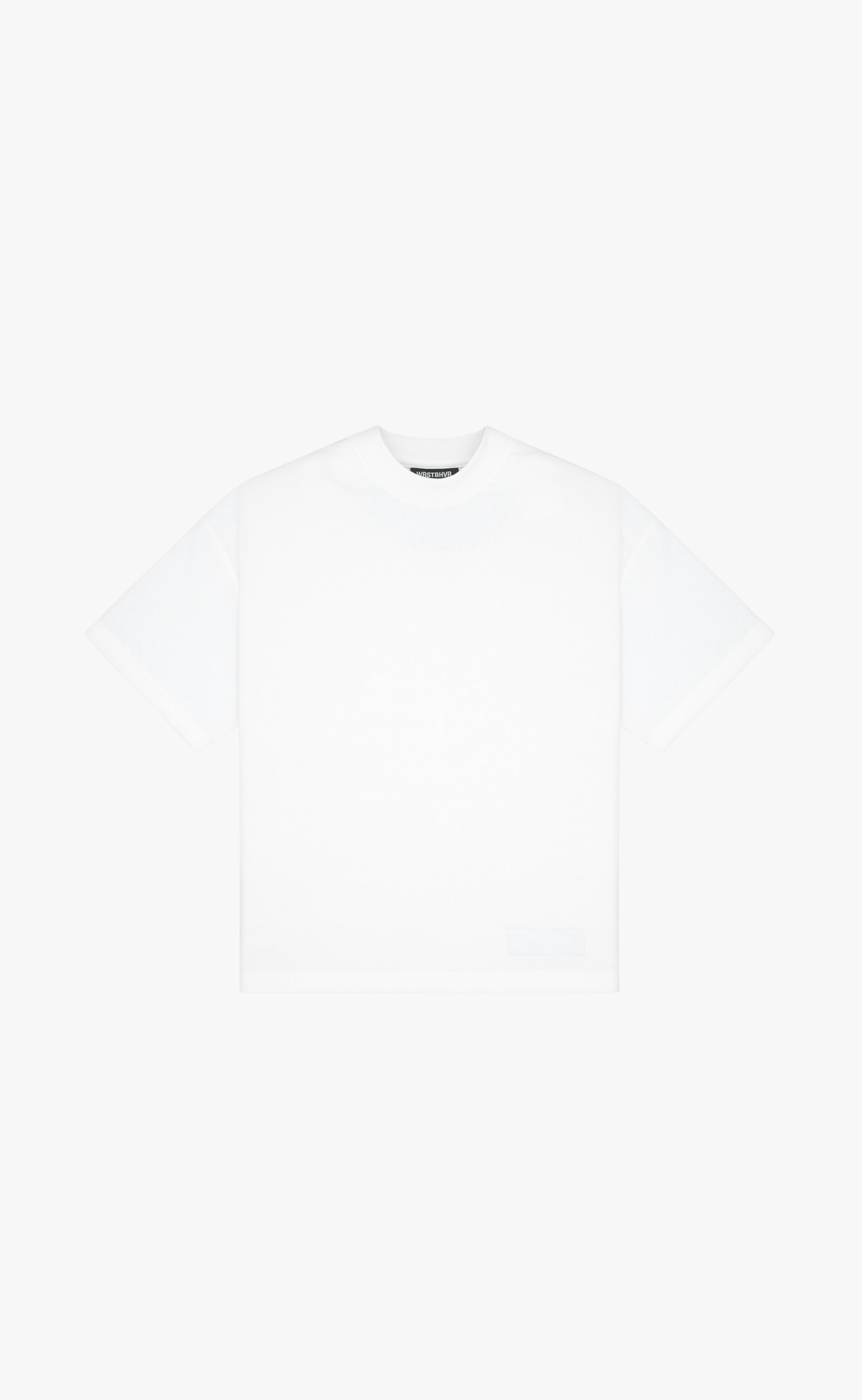 LATTICE BRIGHT WHITE T-SHIRT