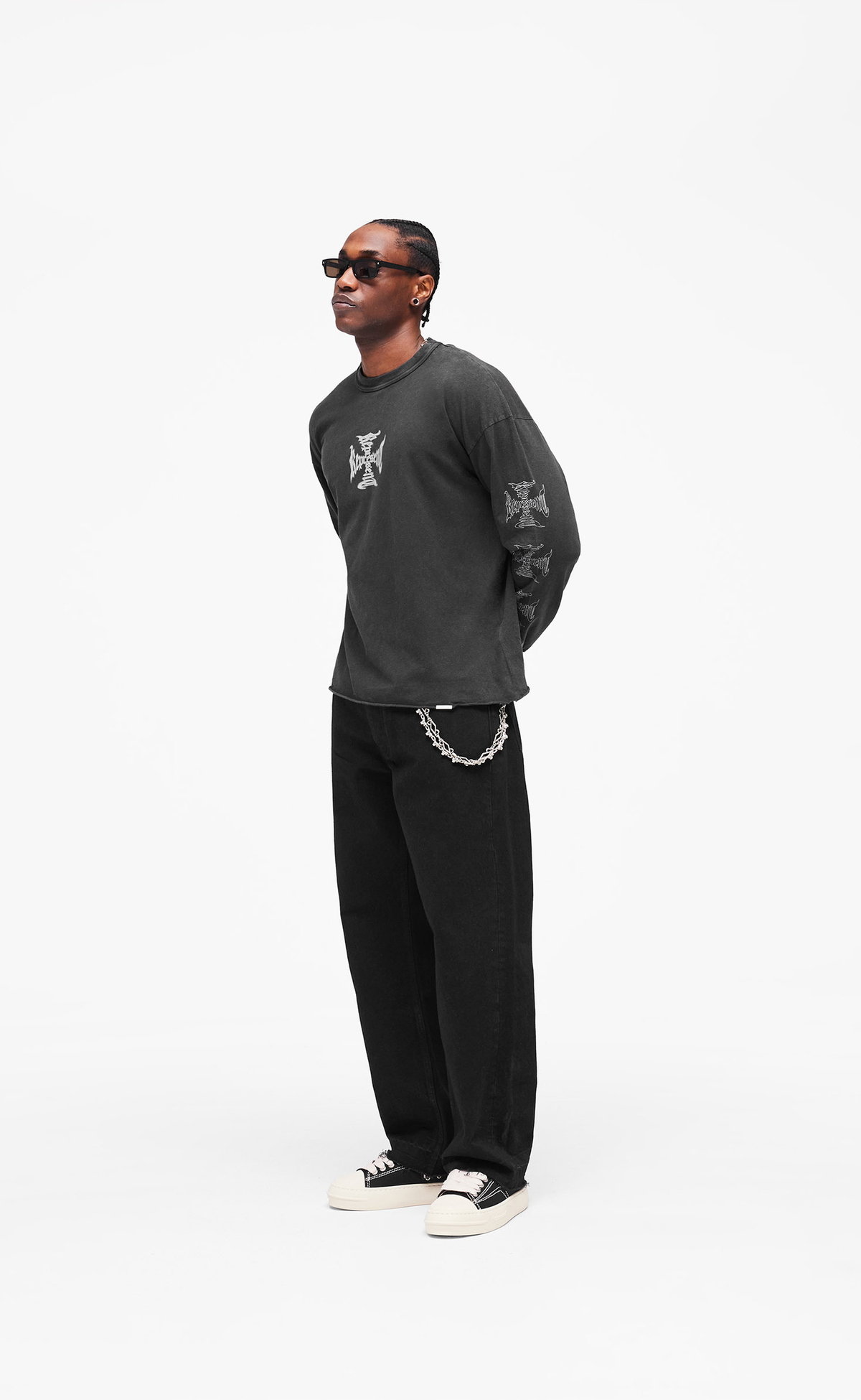 MH FADED BLACK LONGSLEEVE