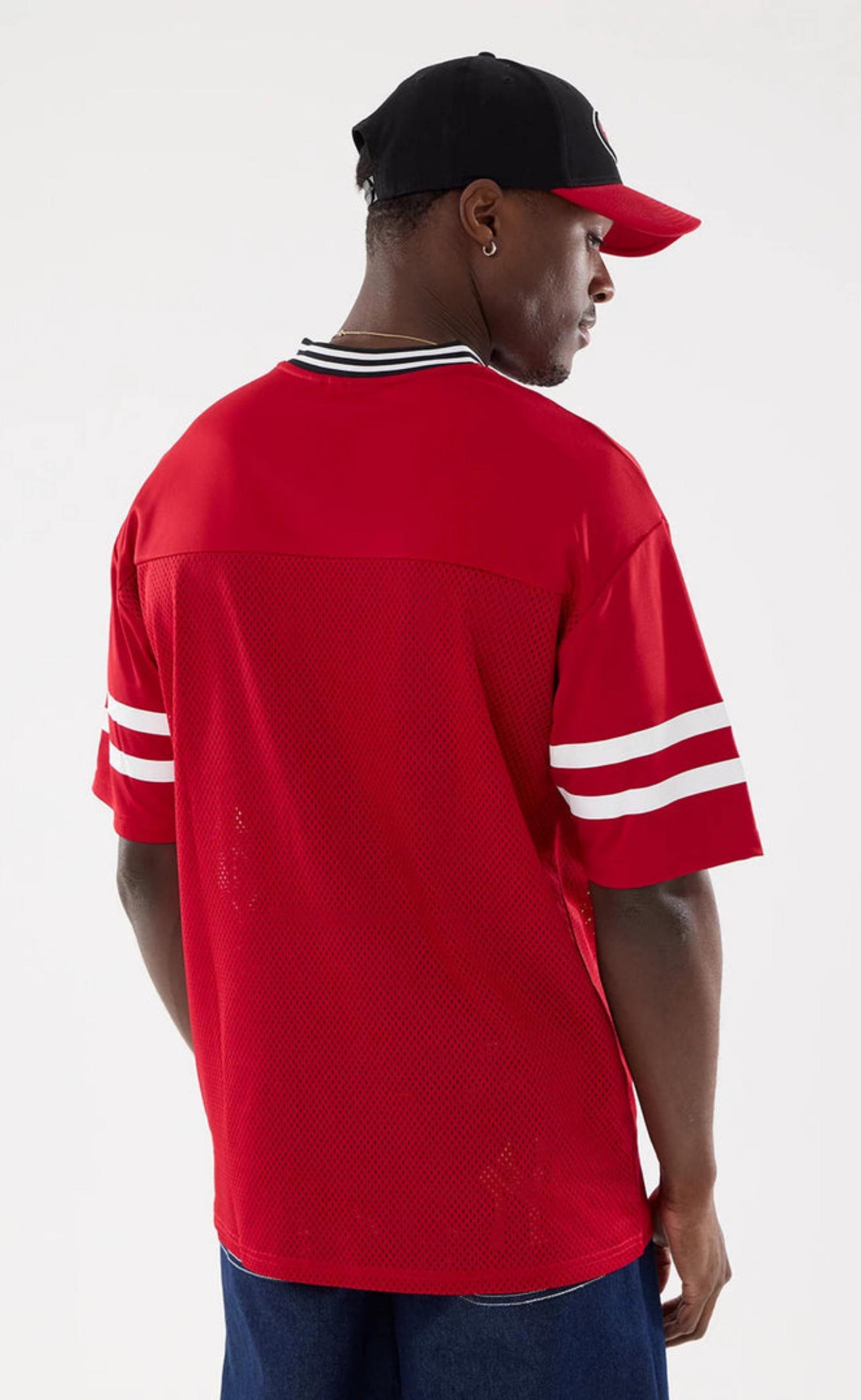 SAN FRANCISCO NFL MESH RED T-SHIRT