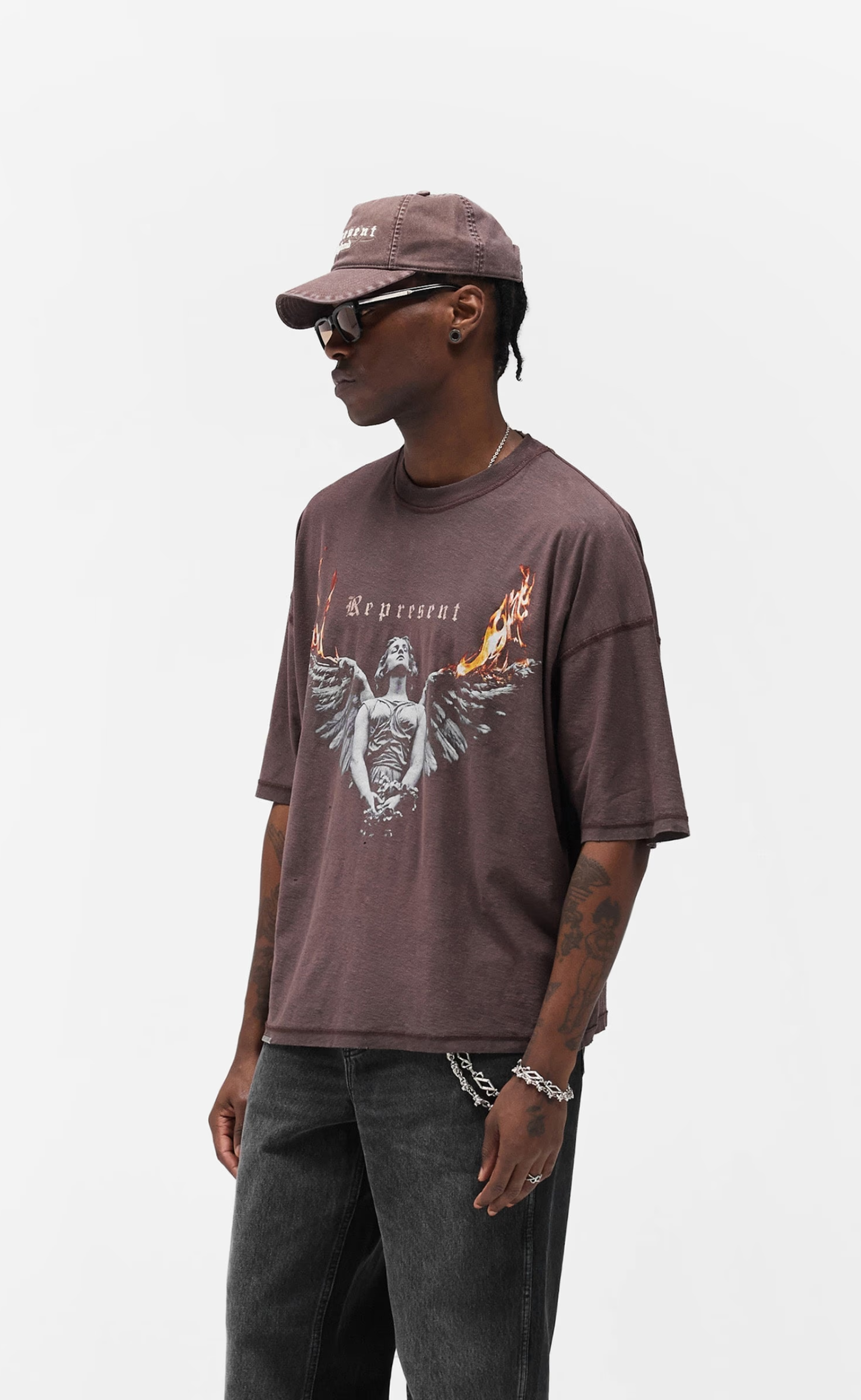 REPRESENT LIVING LEGACY NERO T-SHIRT