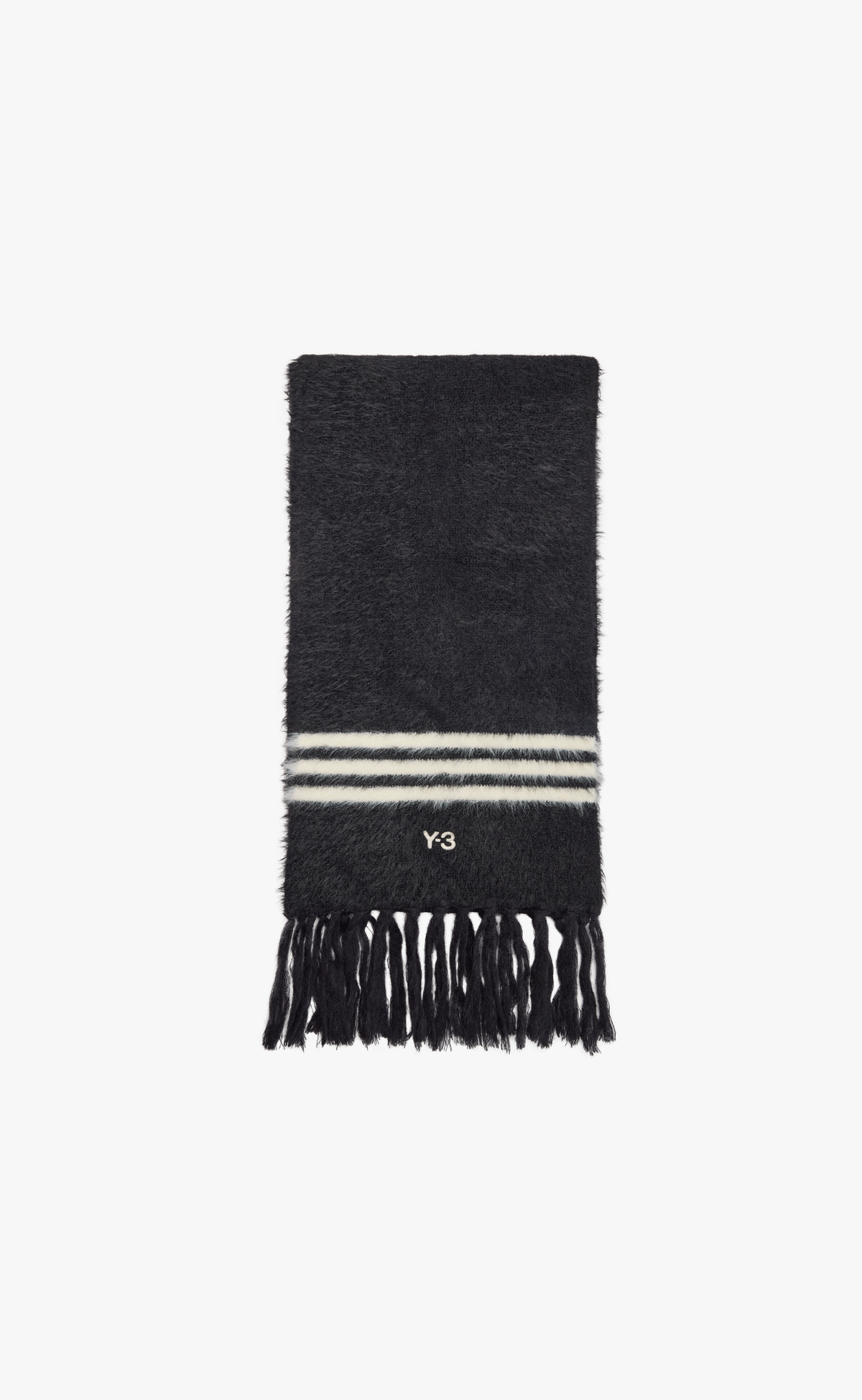 STRIPES BLACK SCARF