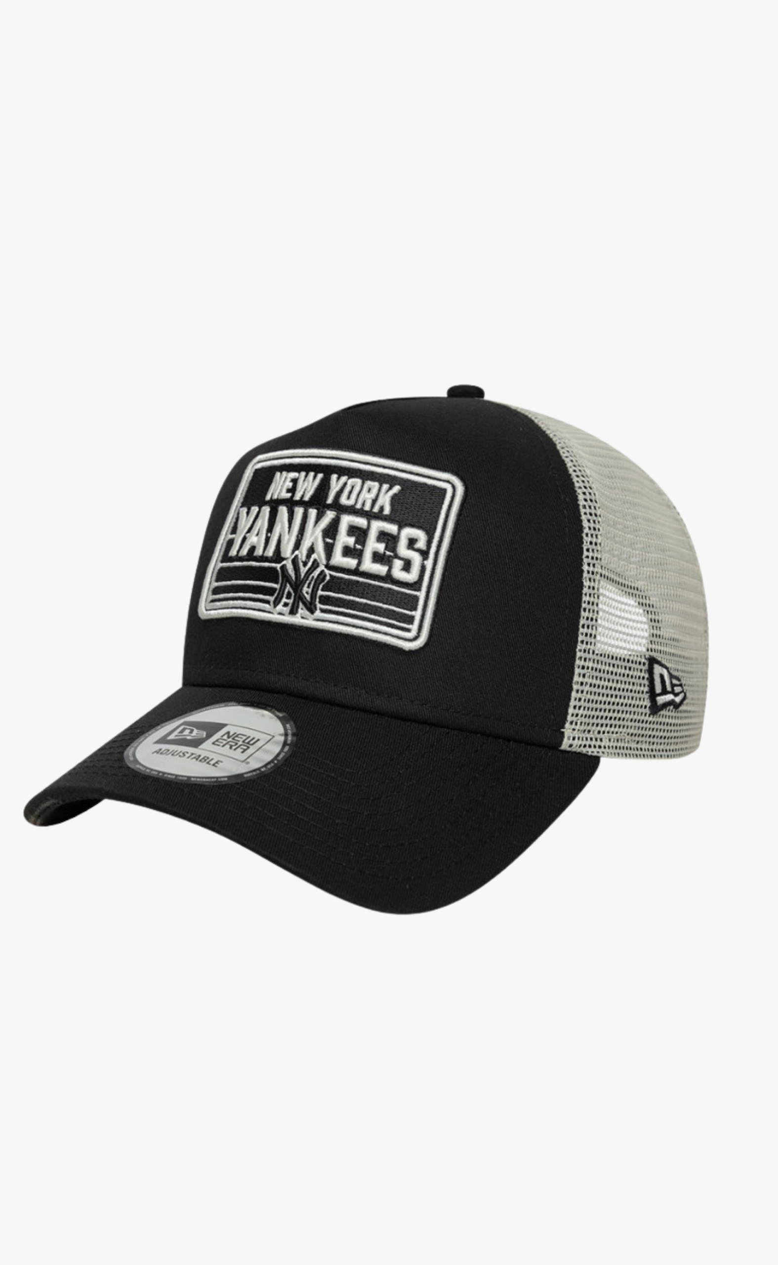 MLB PATCH TRUCKER BLACK HAT