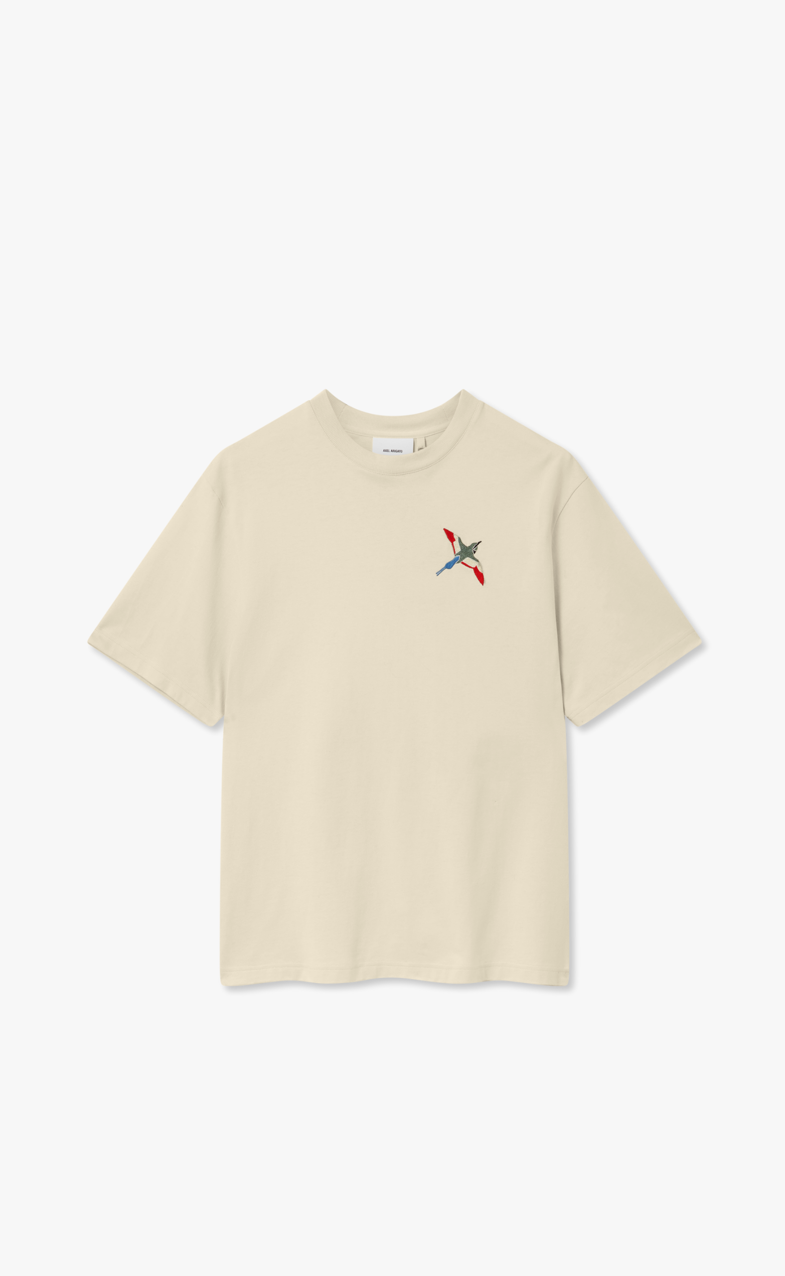 MICRO BEE BIRD PALE BEIGE T-SHIRT