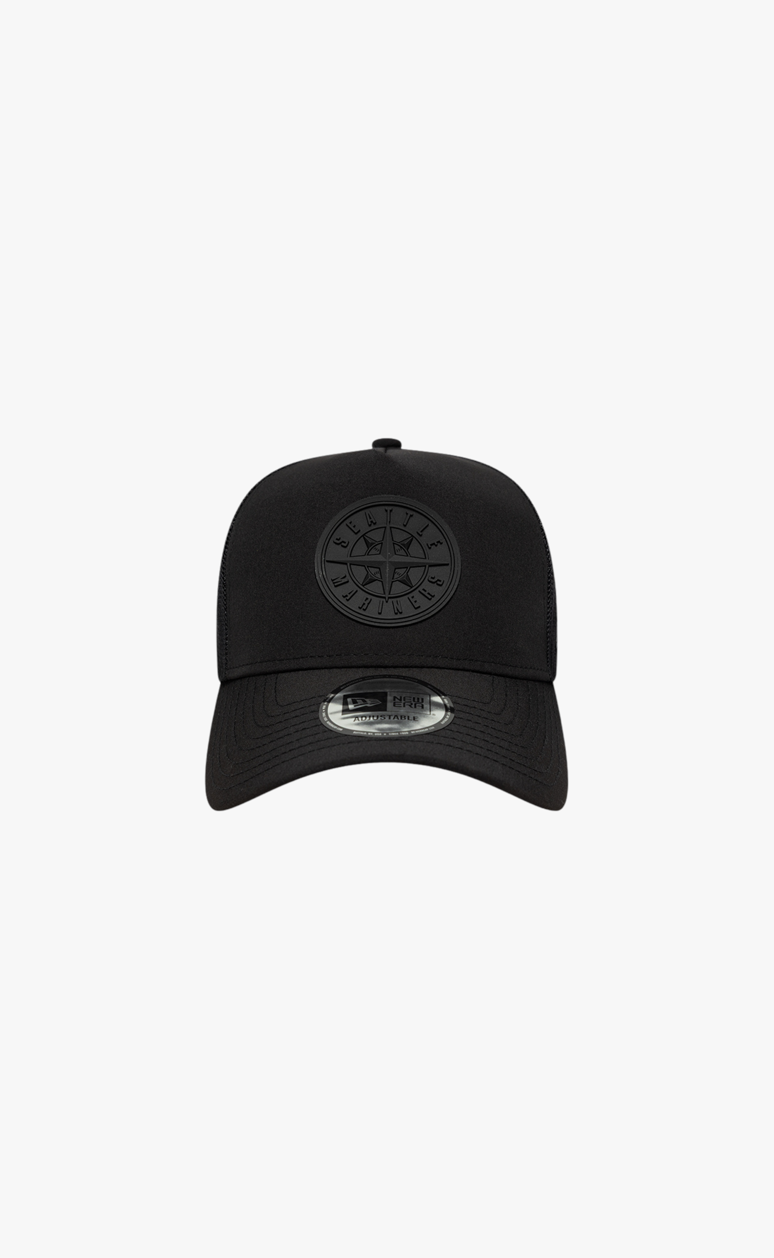 SEATTLE MARINERS MLB SPORT 9FORTY TRUCKER BLACK HAT