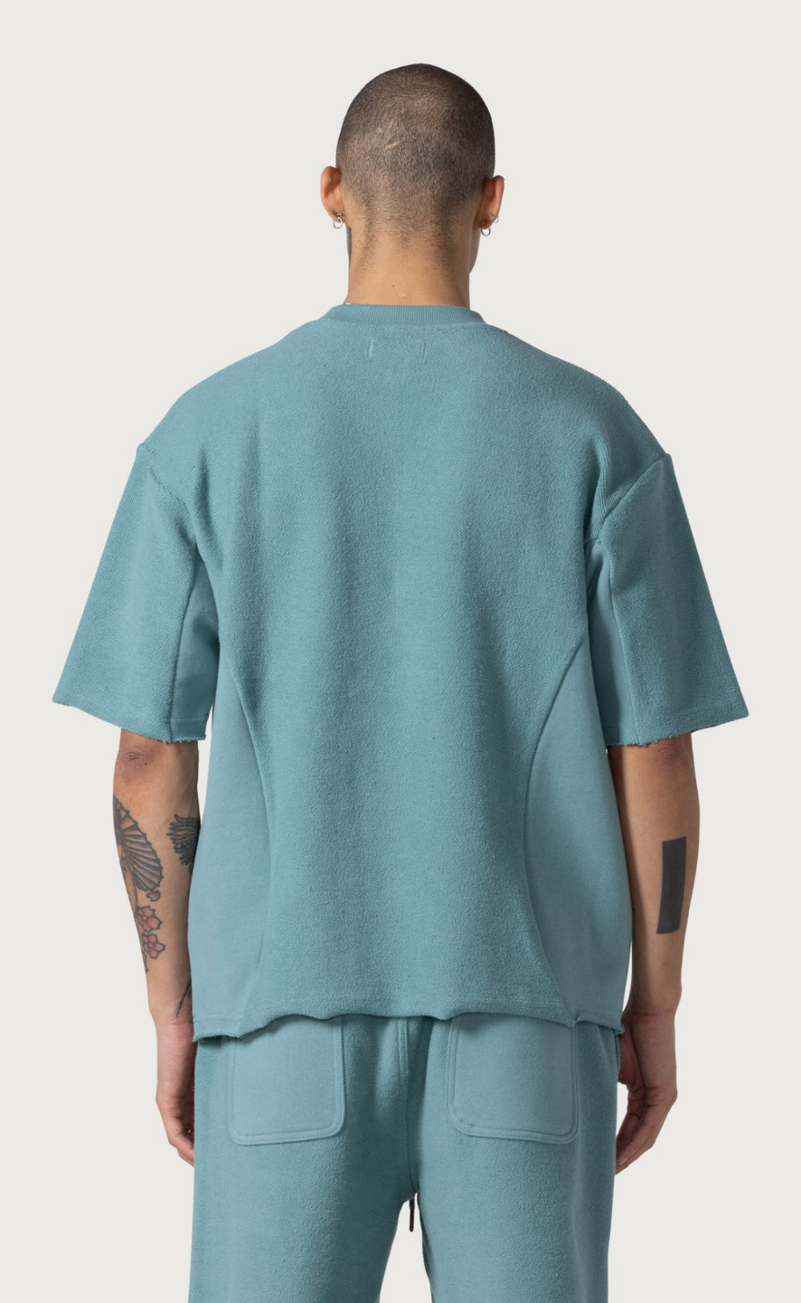 BLOCK PARTY TERRY GREEN T-SHIRT