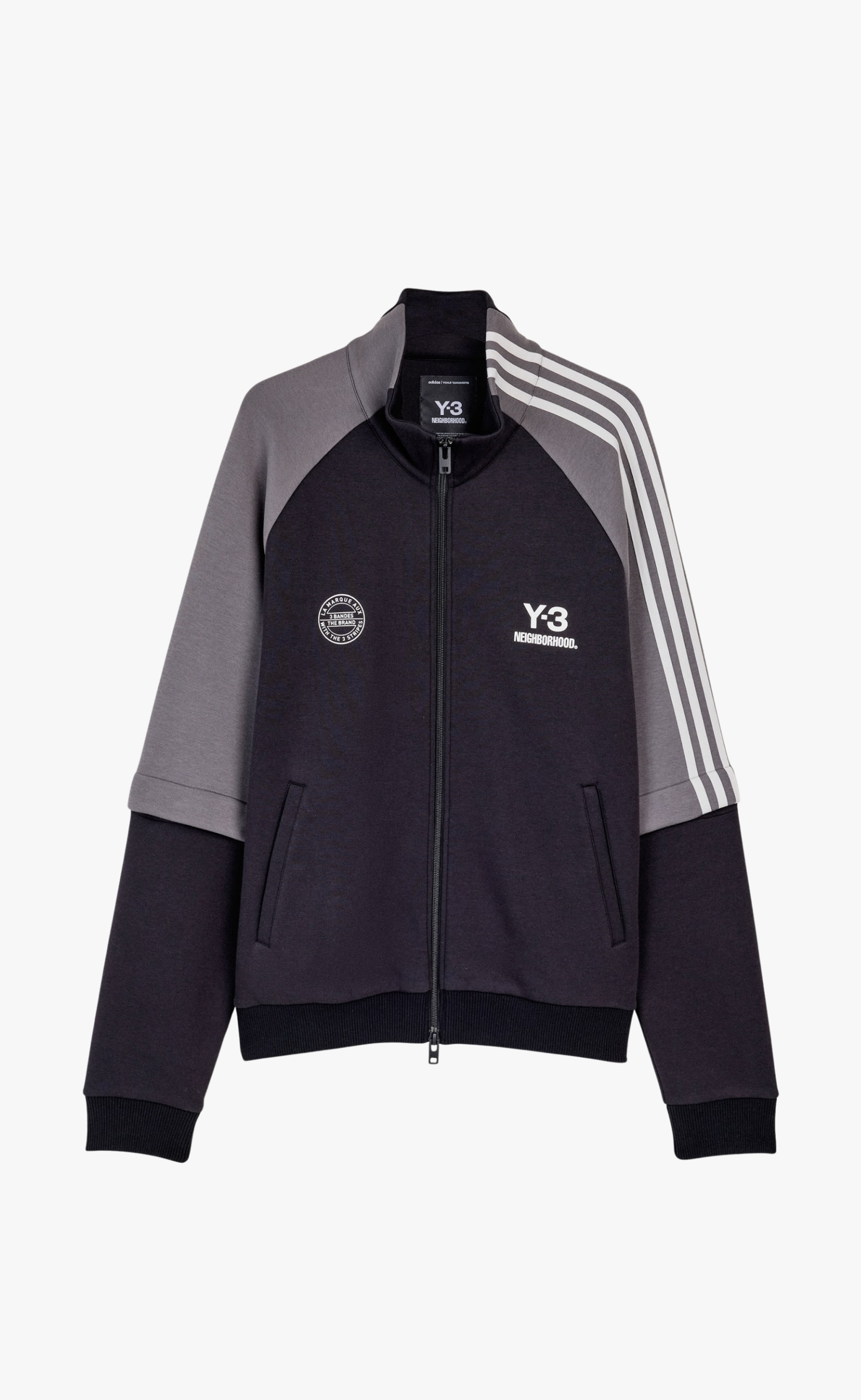 Y-3 NBHD TRACK TOP BLACK HOODIE