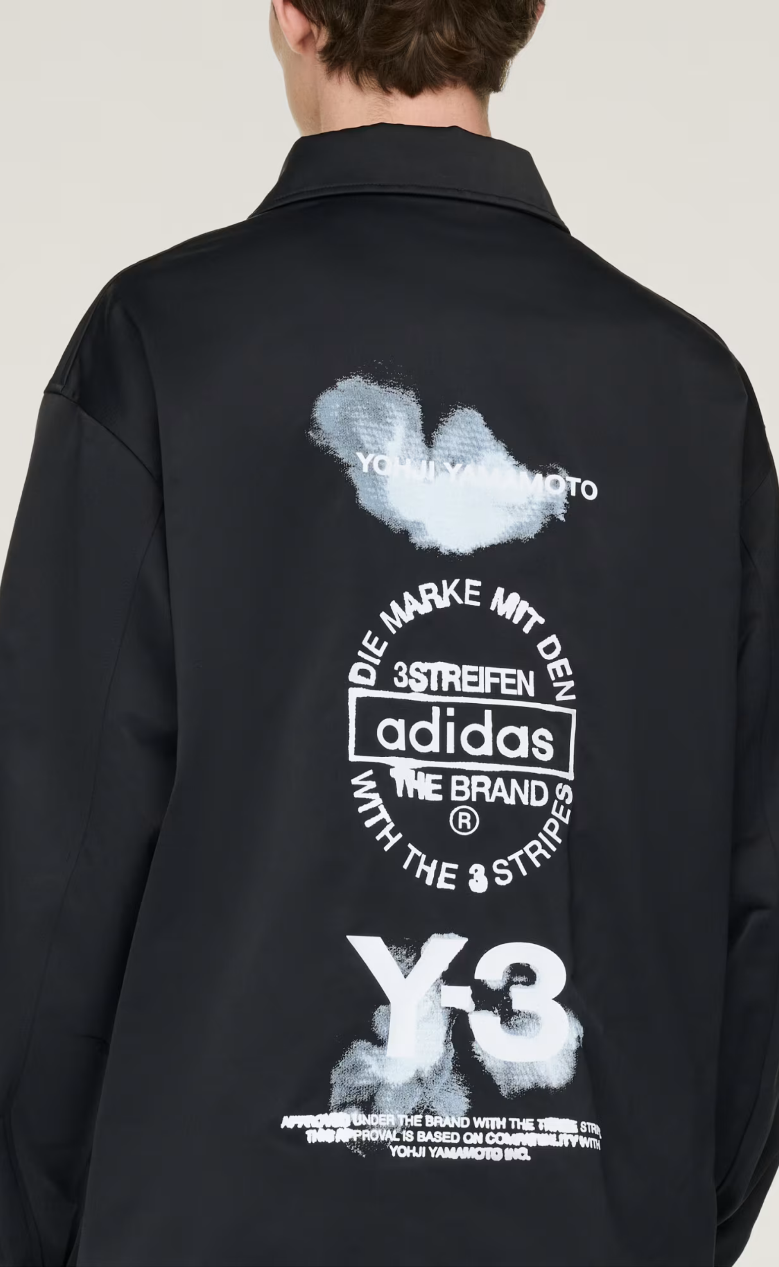 GRAPHIC COACH BLACK JACKET