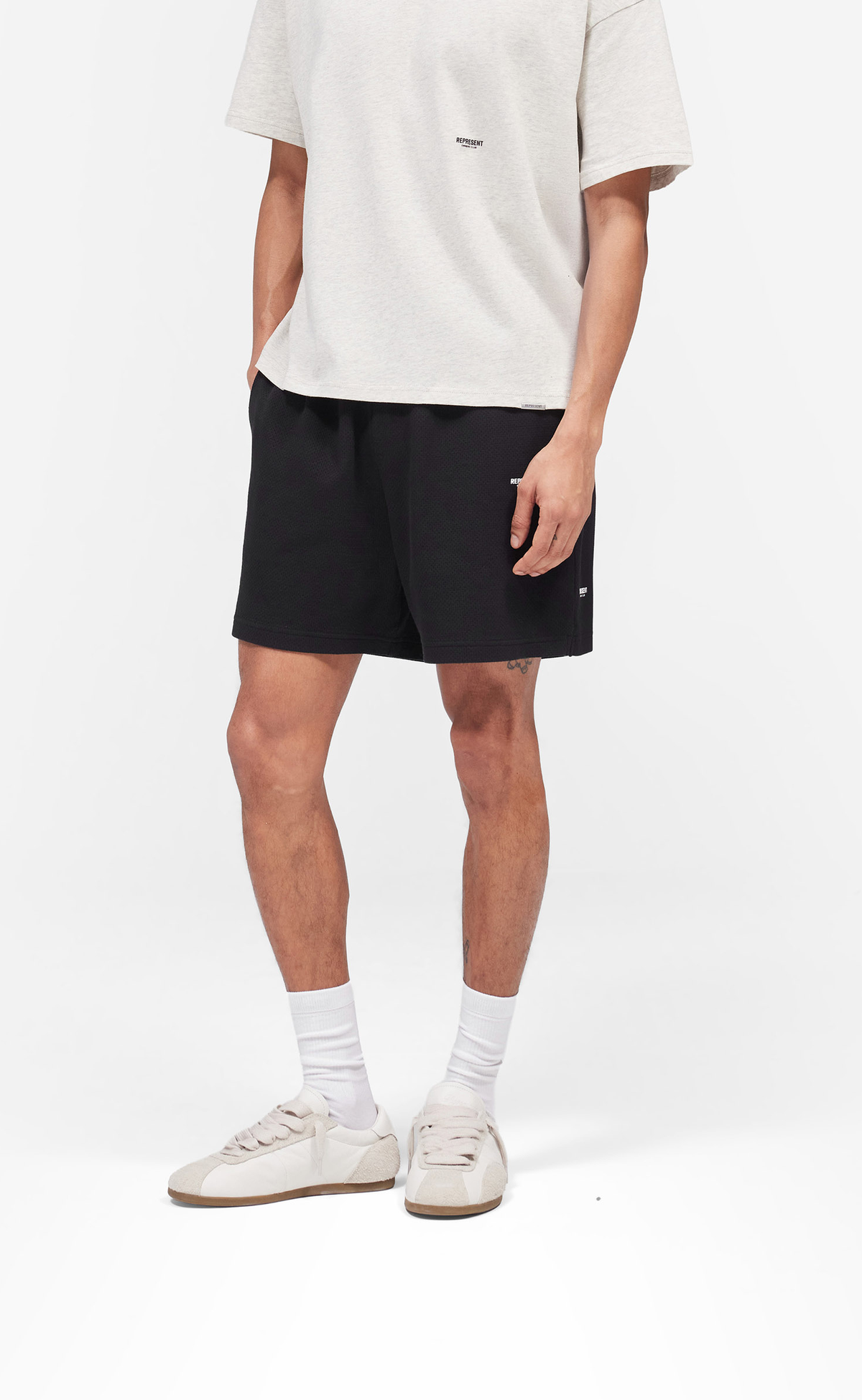 MICRO OWNERS CLUB MESH BLACK SHORTS
