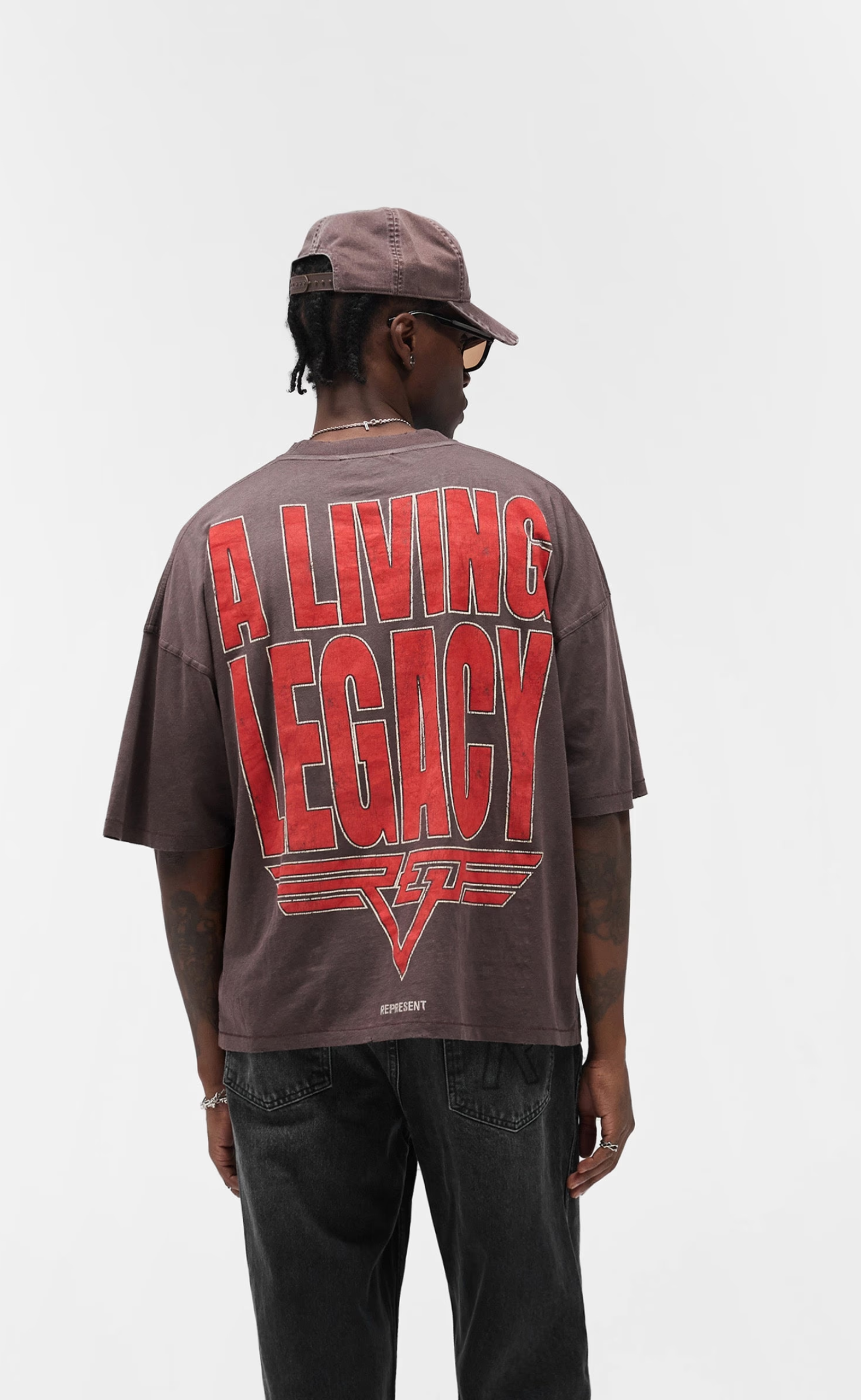 REPRESENT LIVING LEGACY NERO T-SHIRT