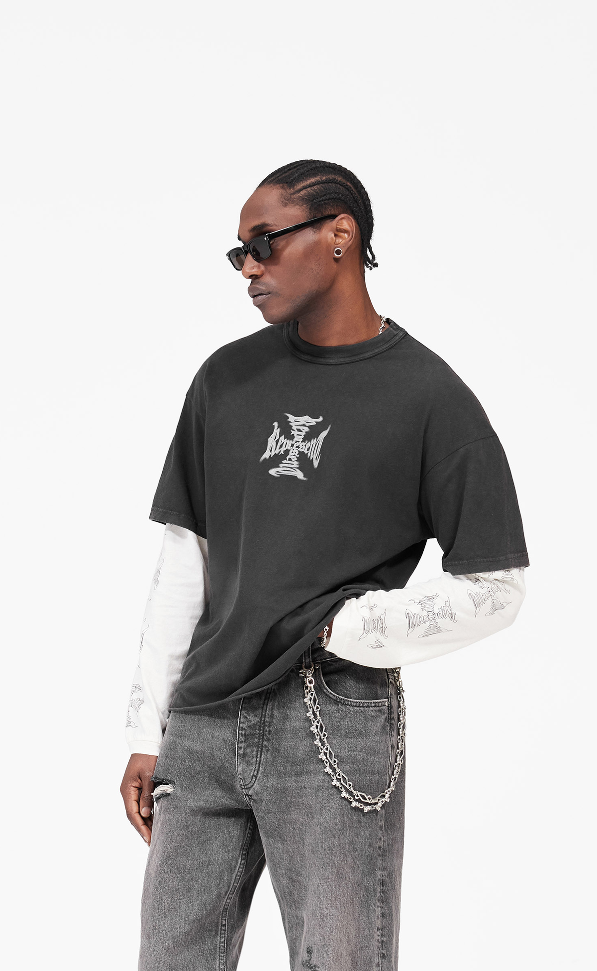 MH FADED BLACK LONGSLEEVE