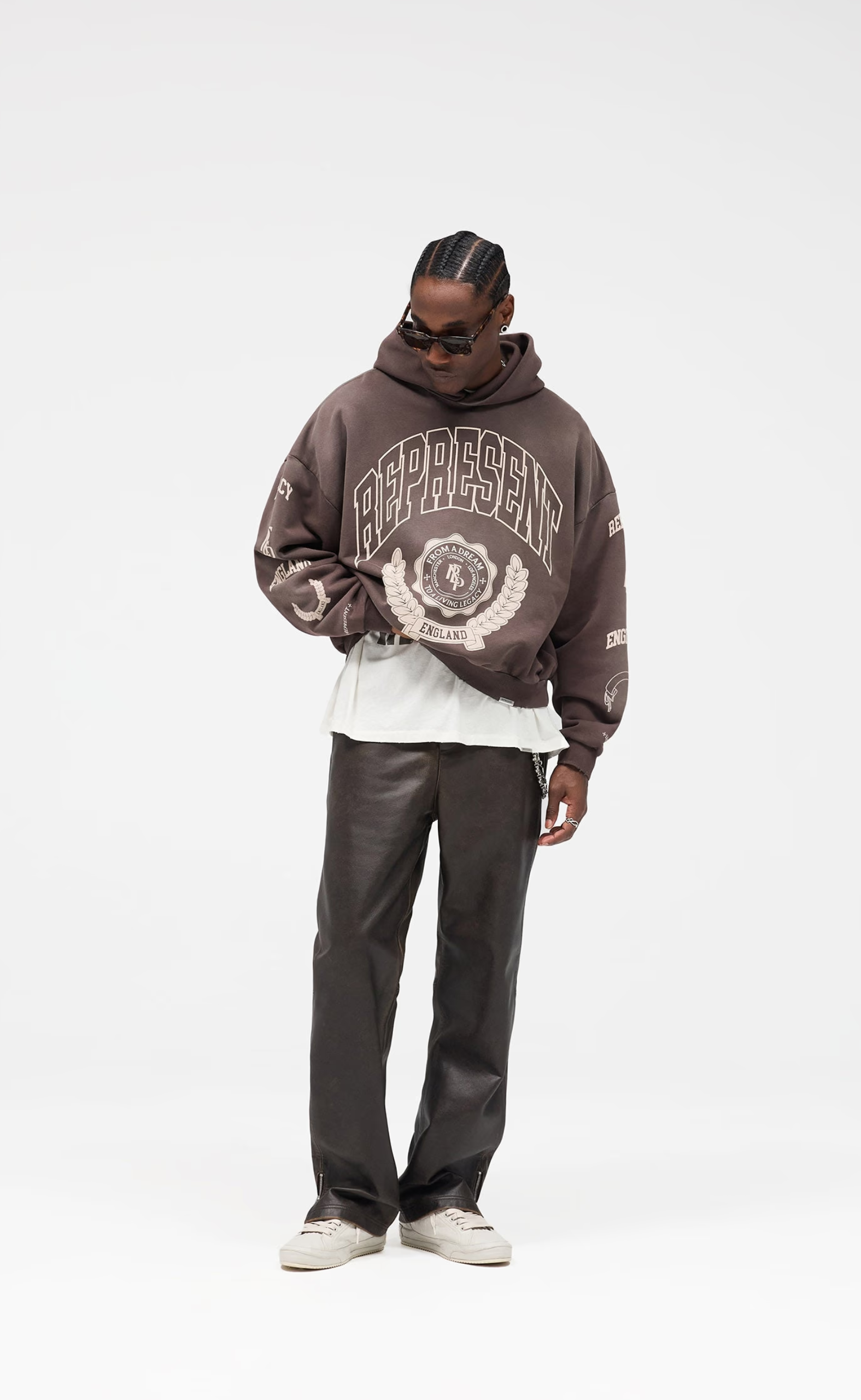 REPRESENT LEGACY CREST NERO HOODIE