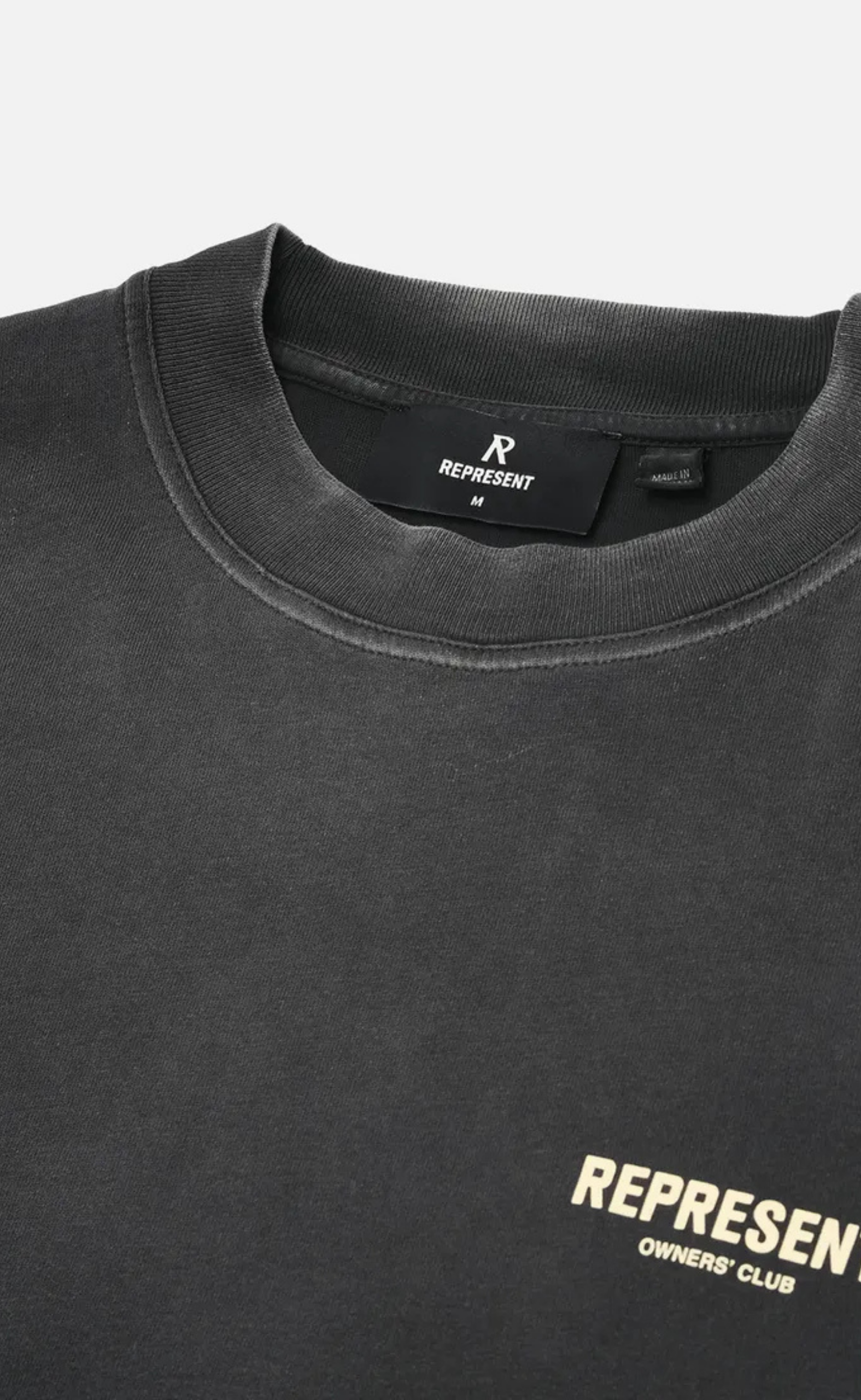 REPRESENT OWNERS CLUB AGED BLACK T-SHIRT