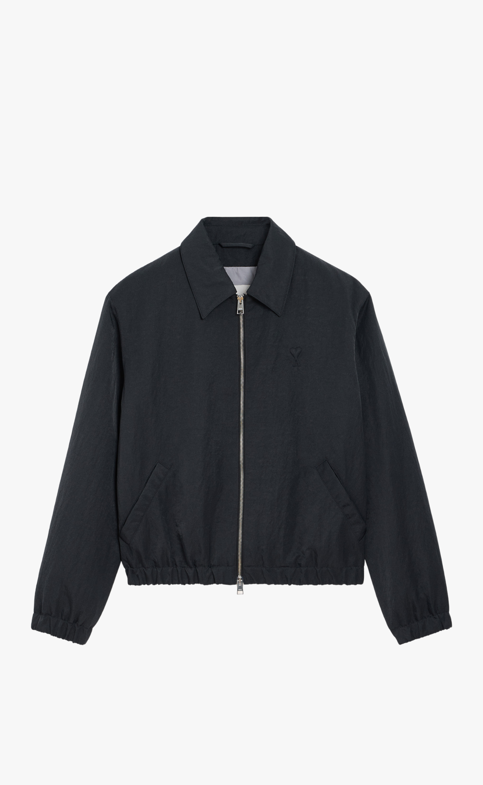 ADC CRINKLED ZIPPED ANTHRACITE JACKET