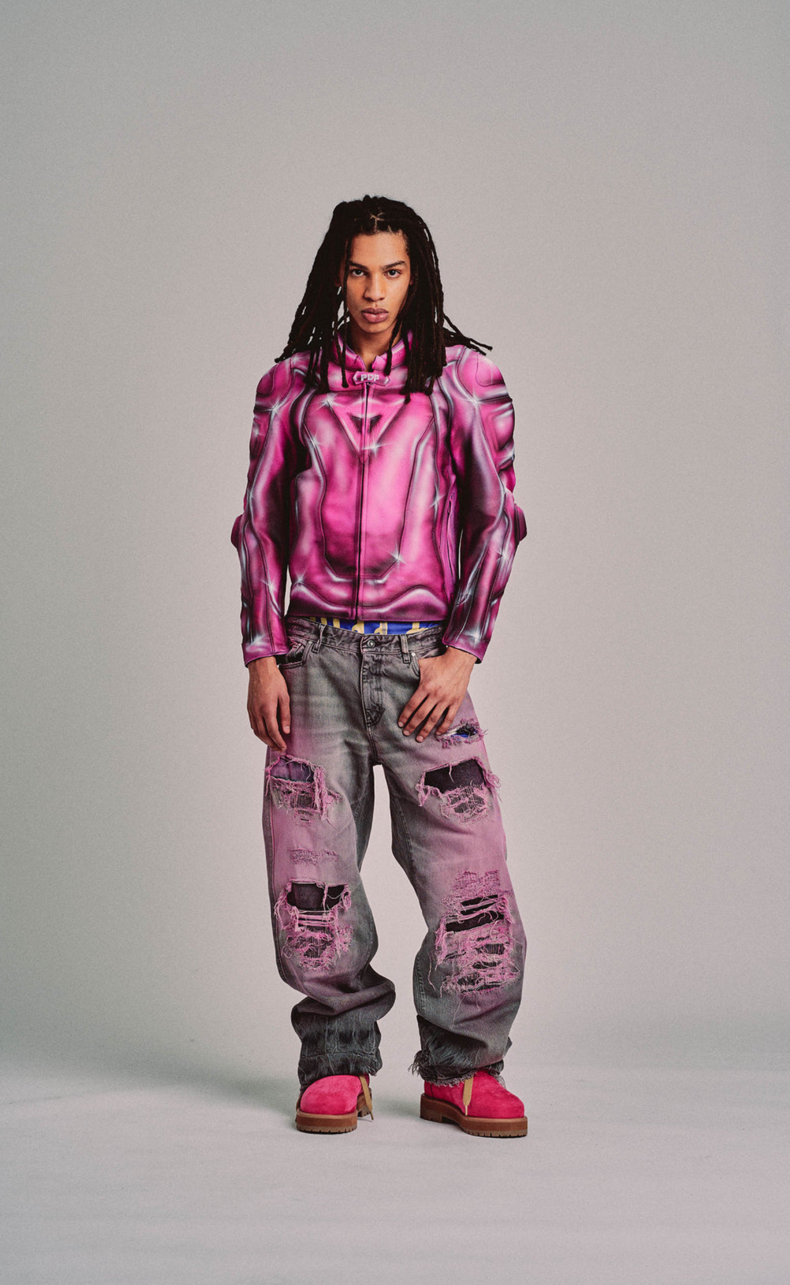 STRADA G PINK BOOTS
