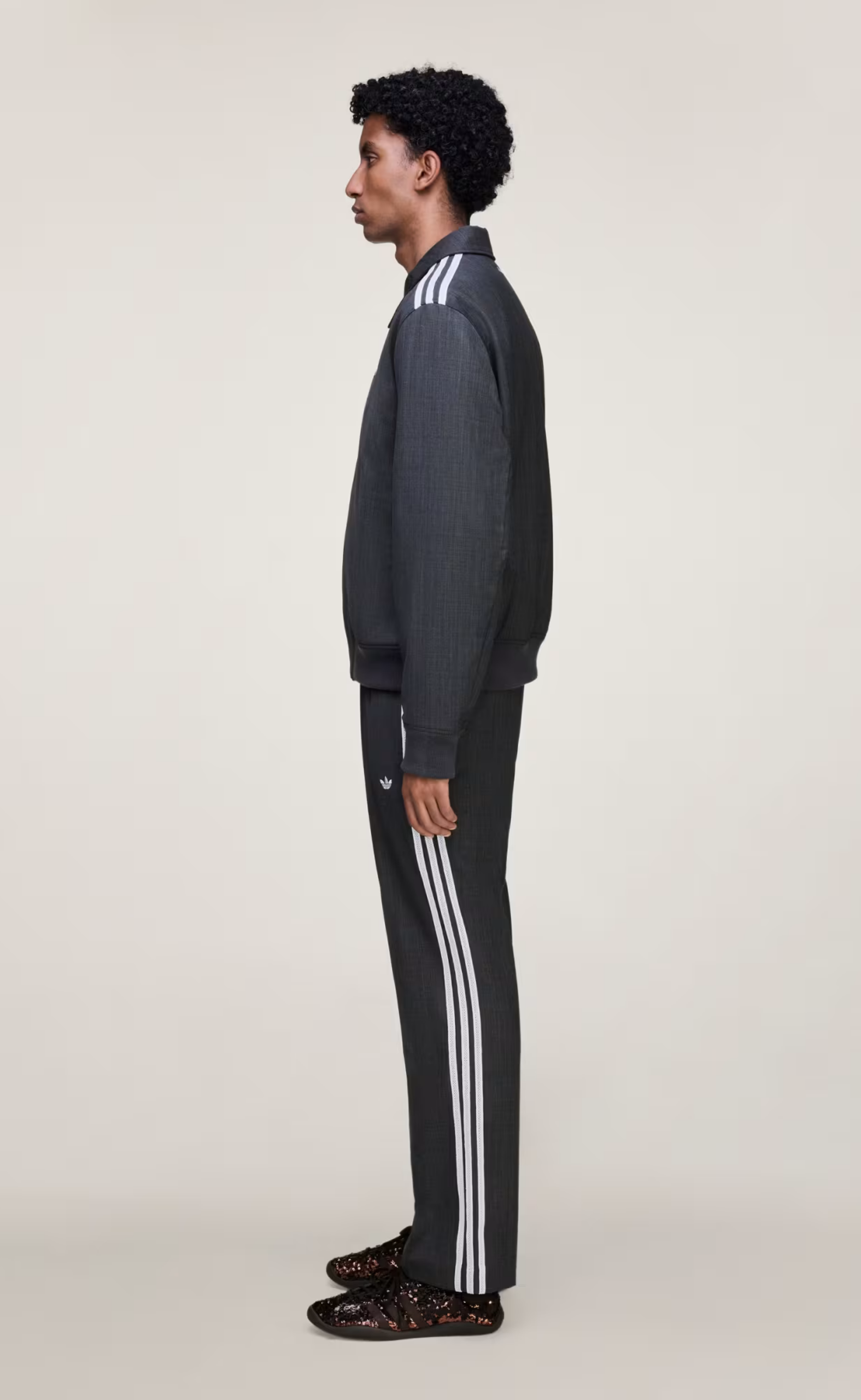 WB WOOL BLOUSON DARK GREY JACKET