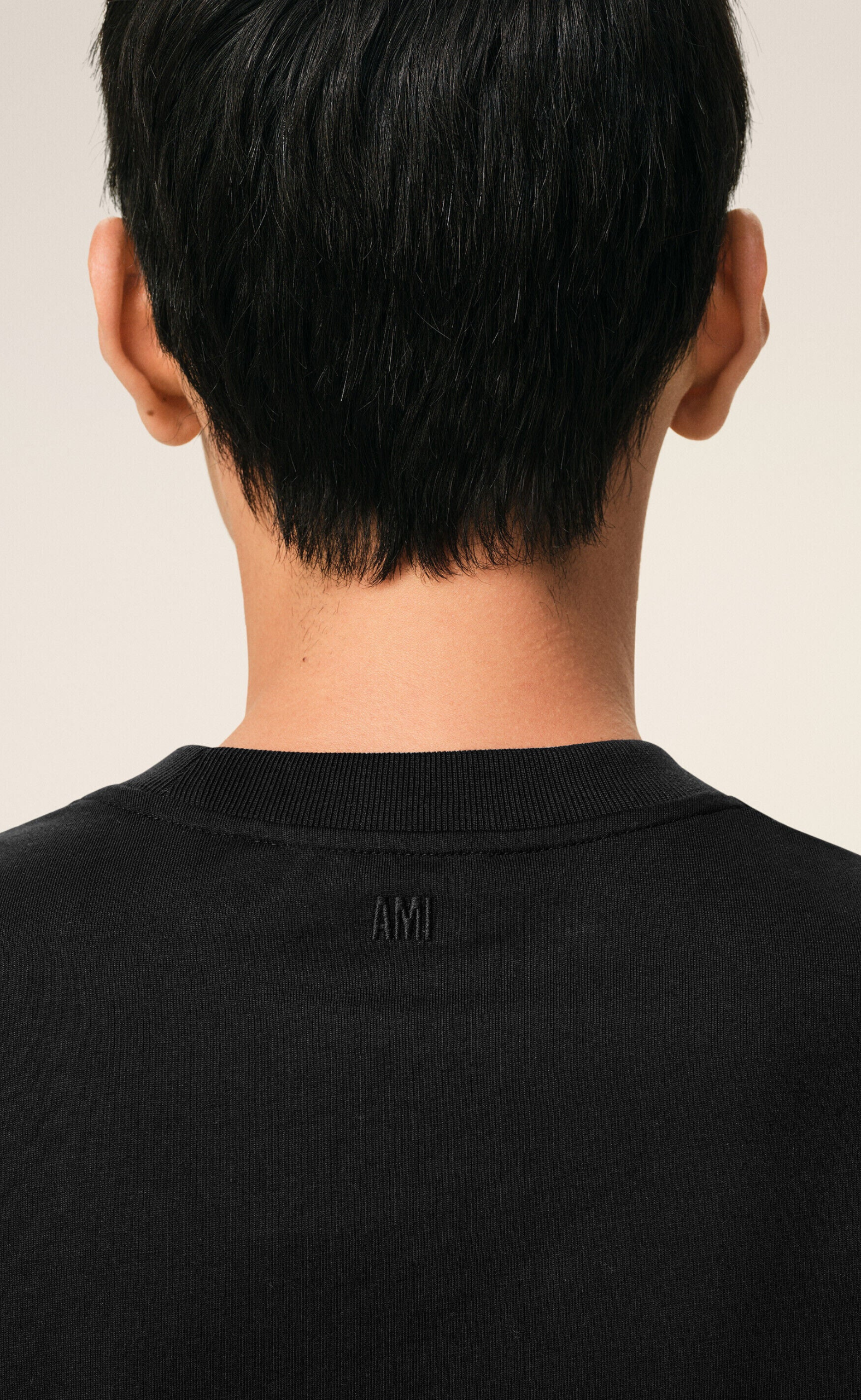 JERSEY CONTRASTED ADC BLACK T-SHIRT