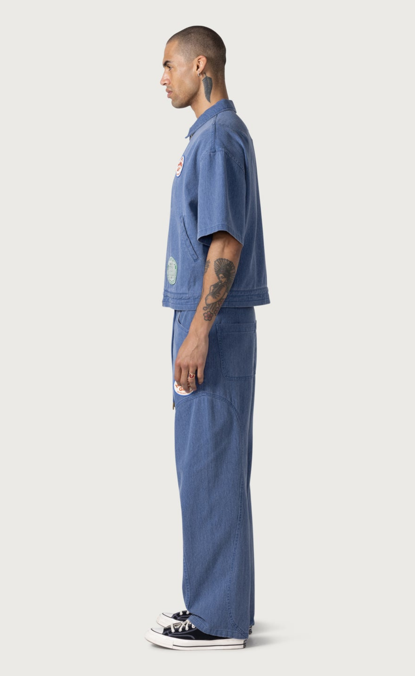 TWILL PARTY BLUE PANTS