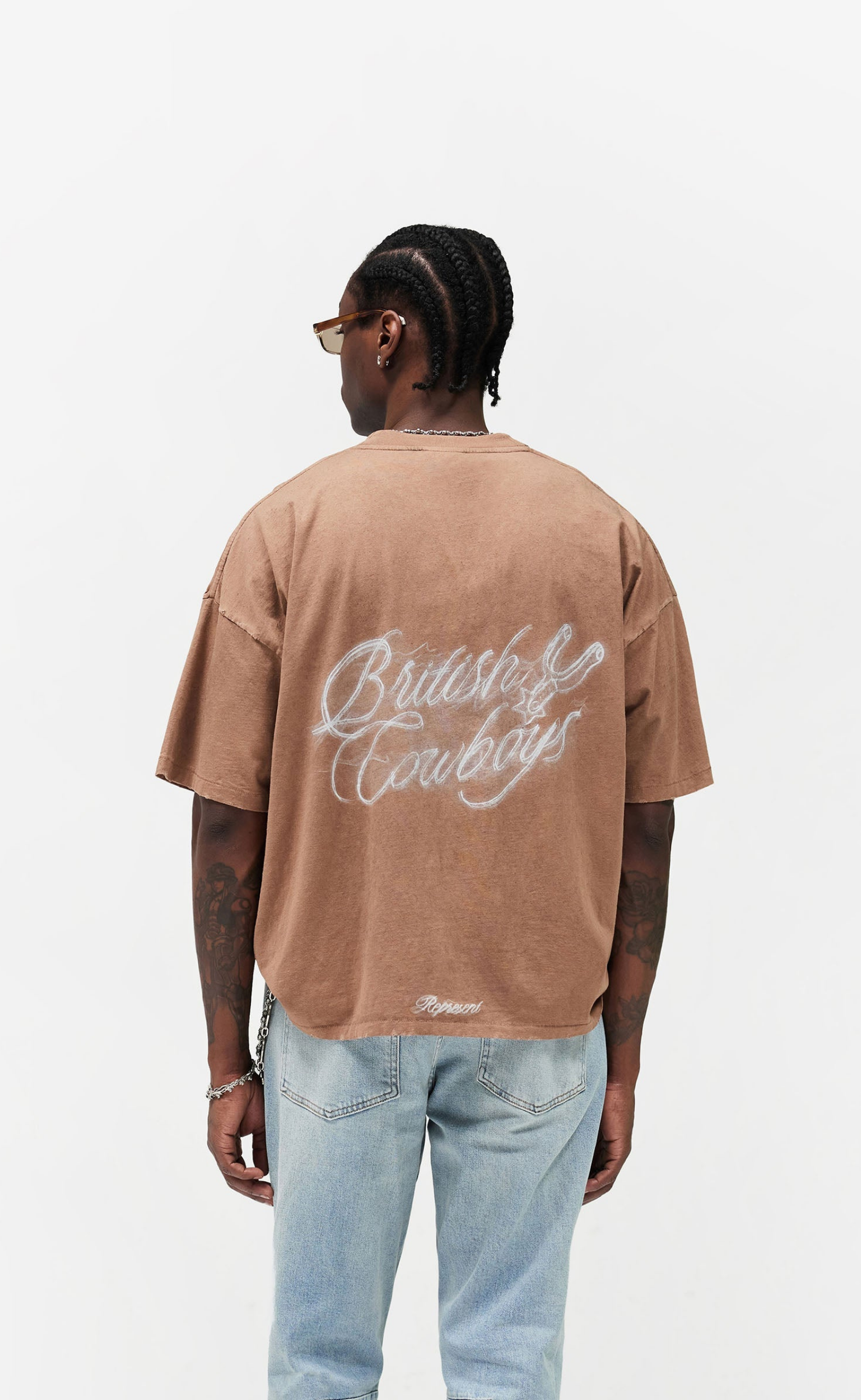 BRITISH COWBOYS DUSTY BROWN T-SHIRT