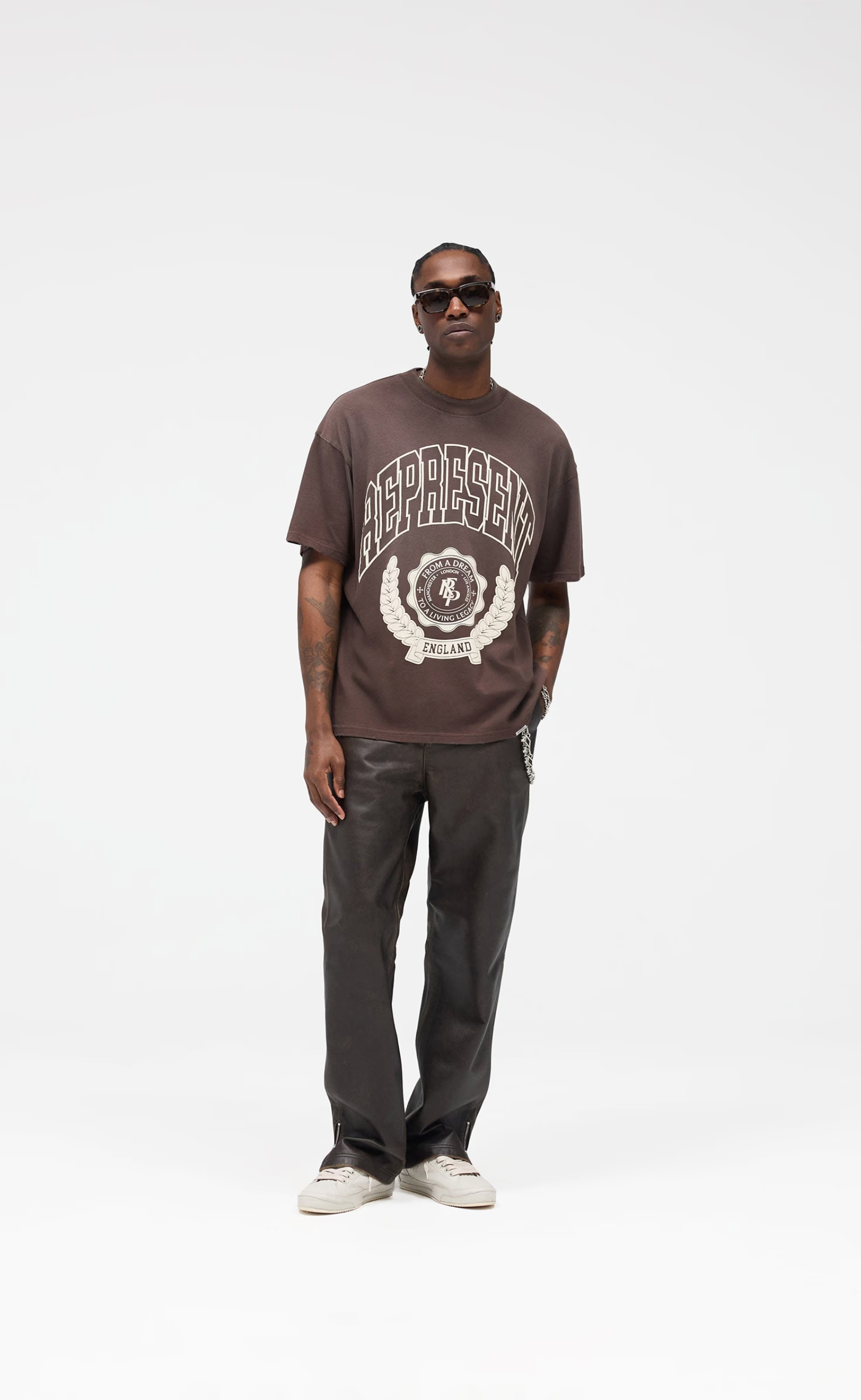 REPRESENT LEGACY CREST NERO T-SHIRT