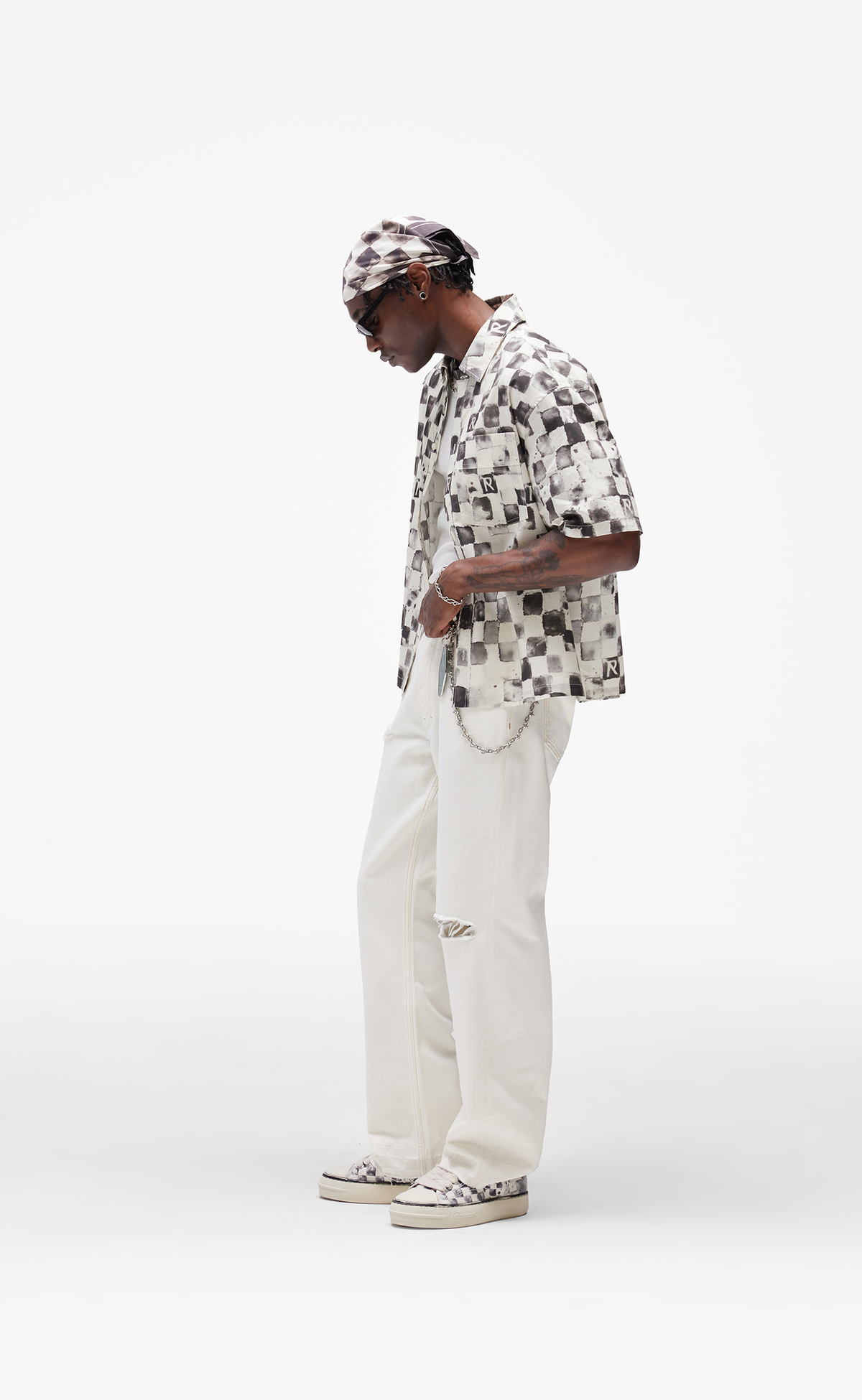 POOL SIDE FLAT WHITE SHIRT