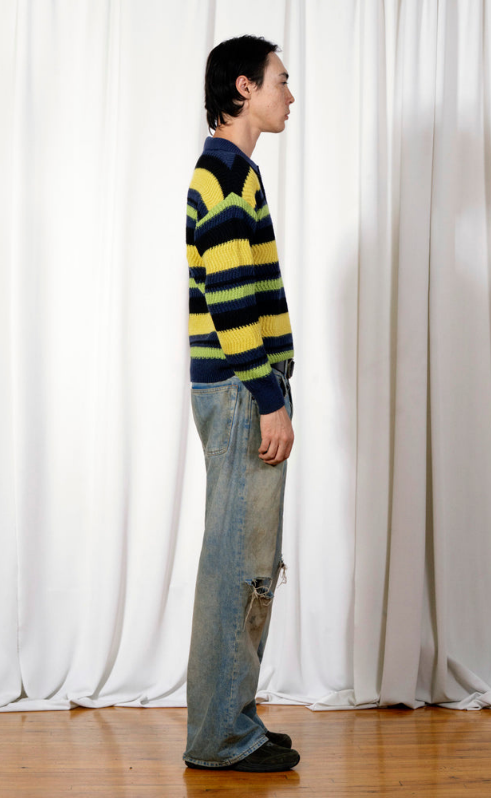 COOPER POLO YELLOW SWEATER