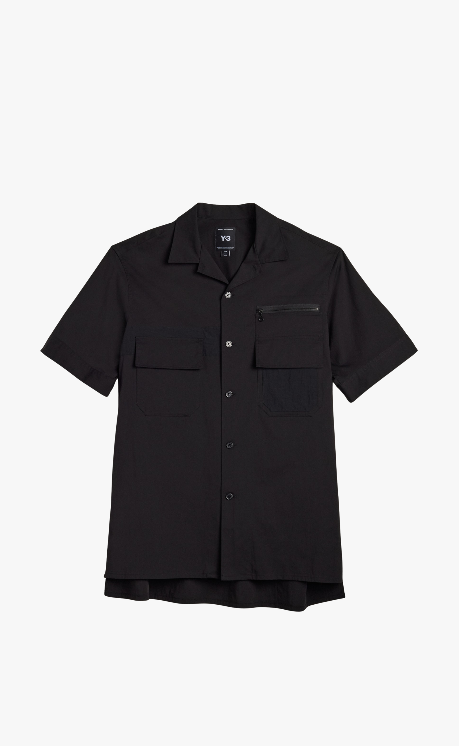 Y-3 UT SHORT SLEEVE BLACK SHIRT