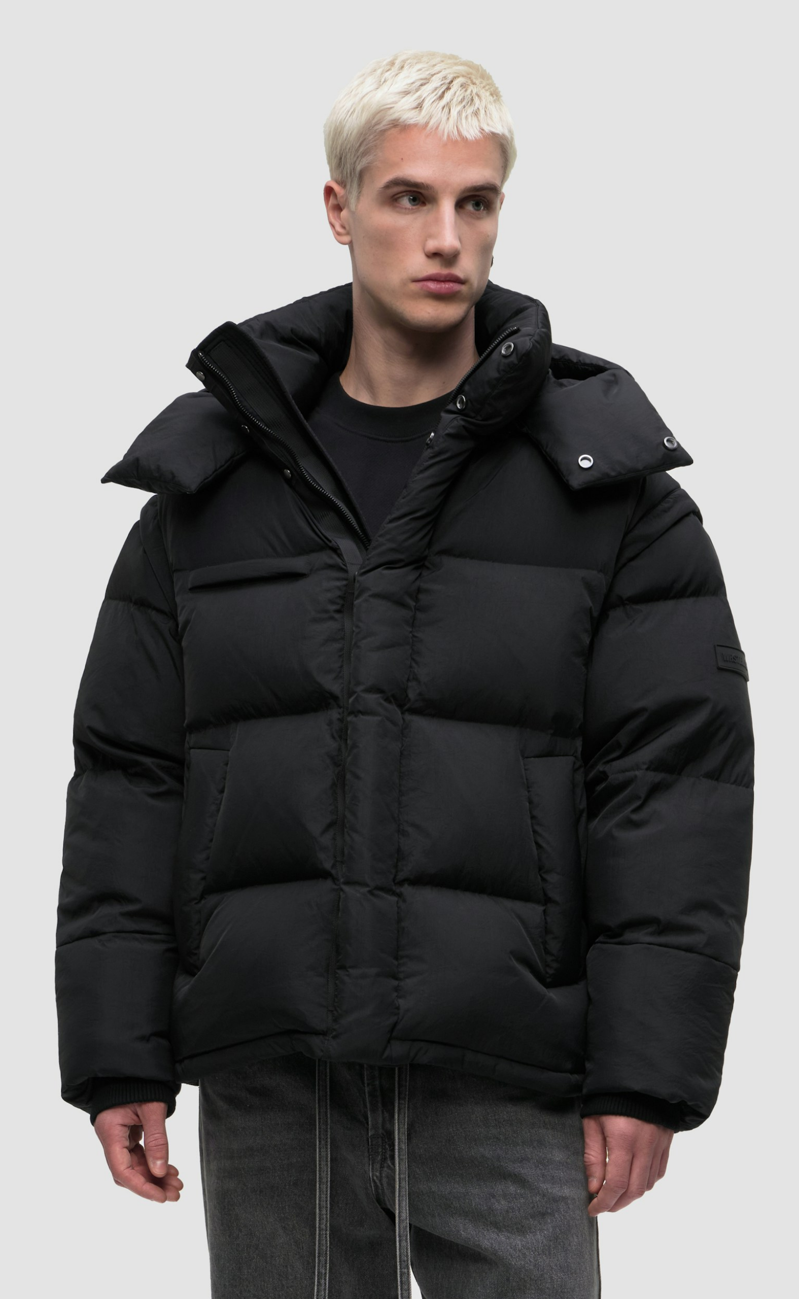 DAVE V2 PUFFER BLACK JACKET
