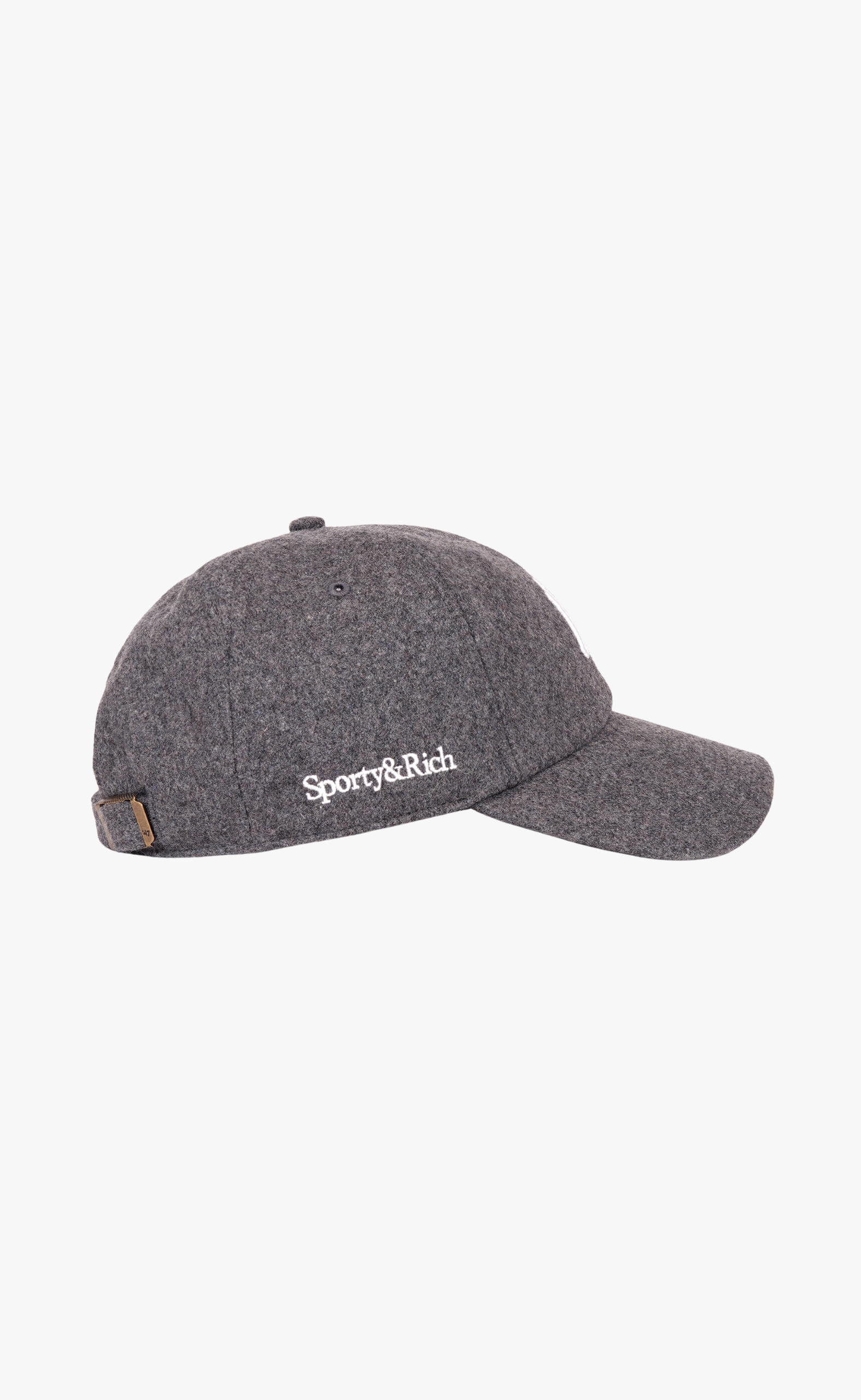 YANKEES SERIF WOOL DARK GREY HAT