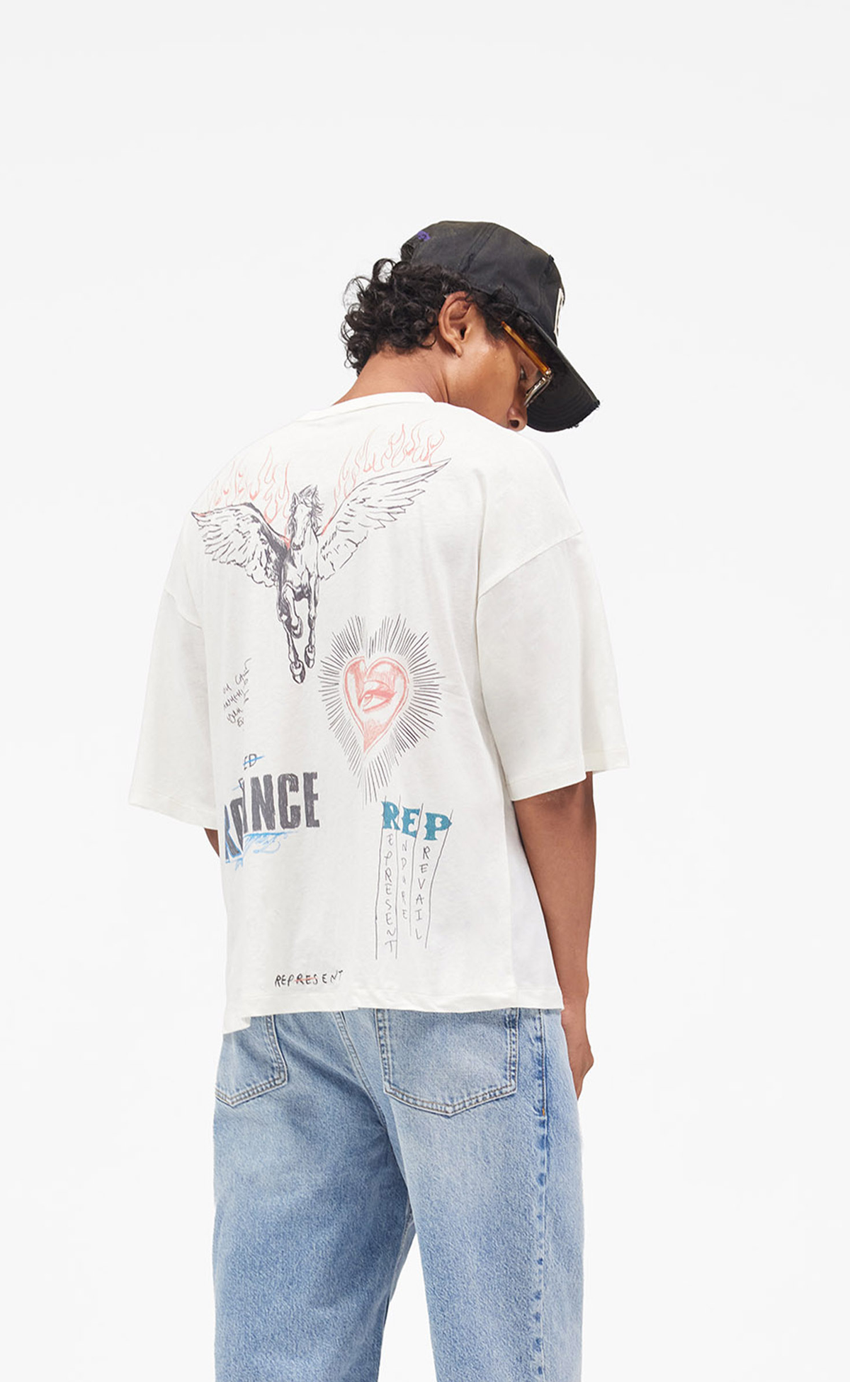 HEAVIER THAN THE HEAVENS ANTIQUE WHITE T-SHIRT