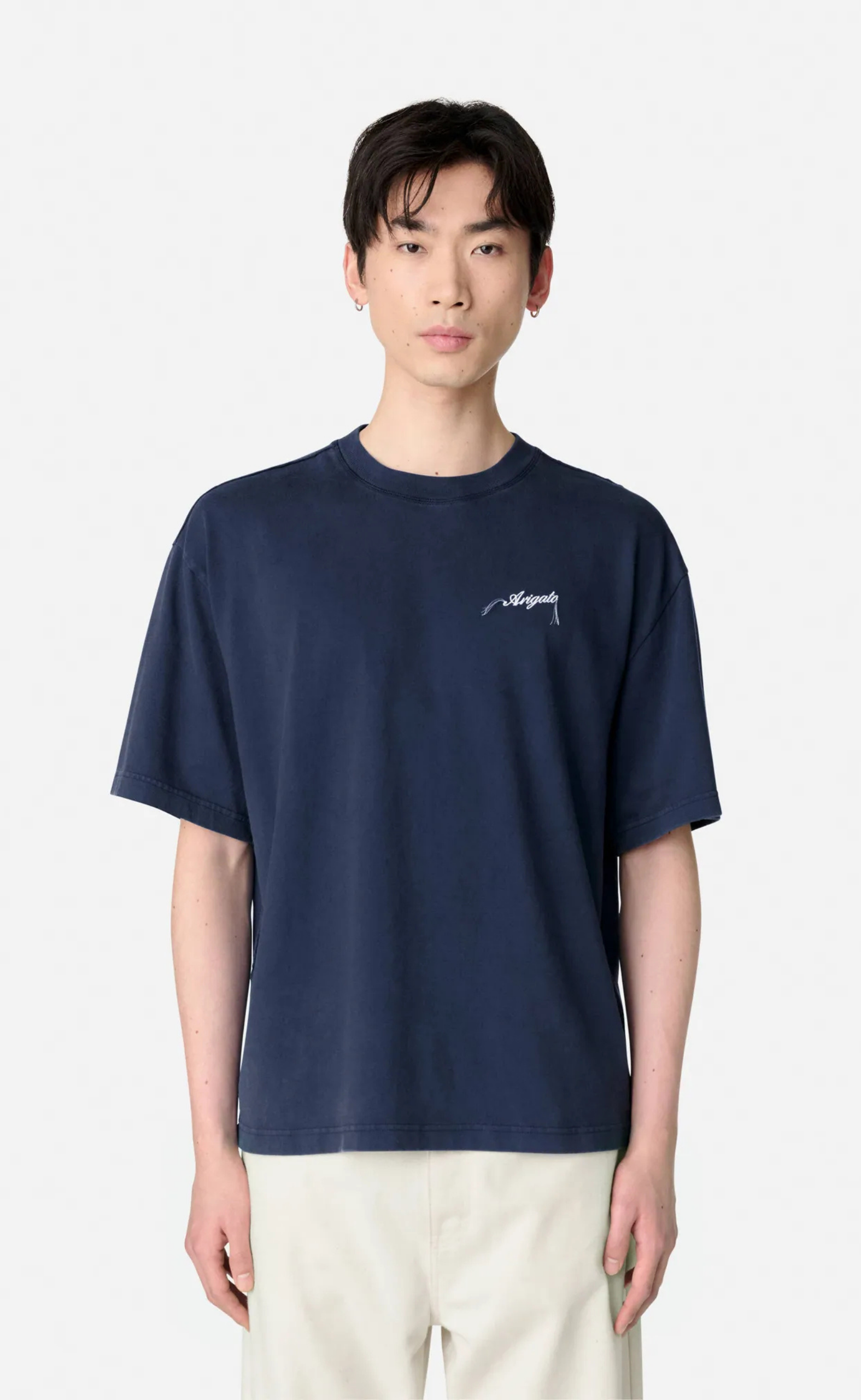 HONOR WASHED NAVY T-SHIRT