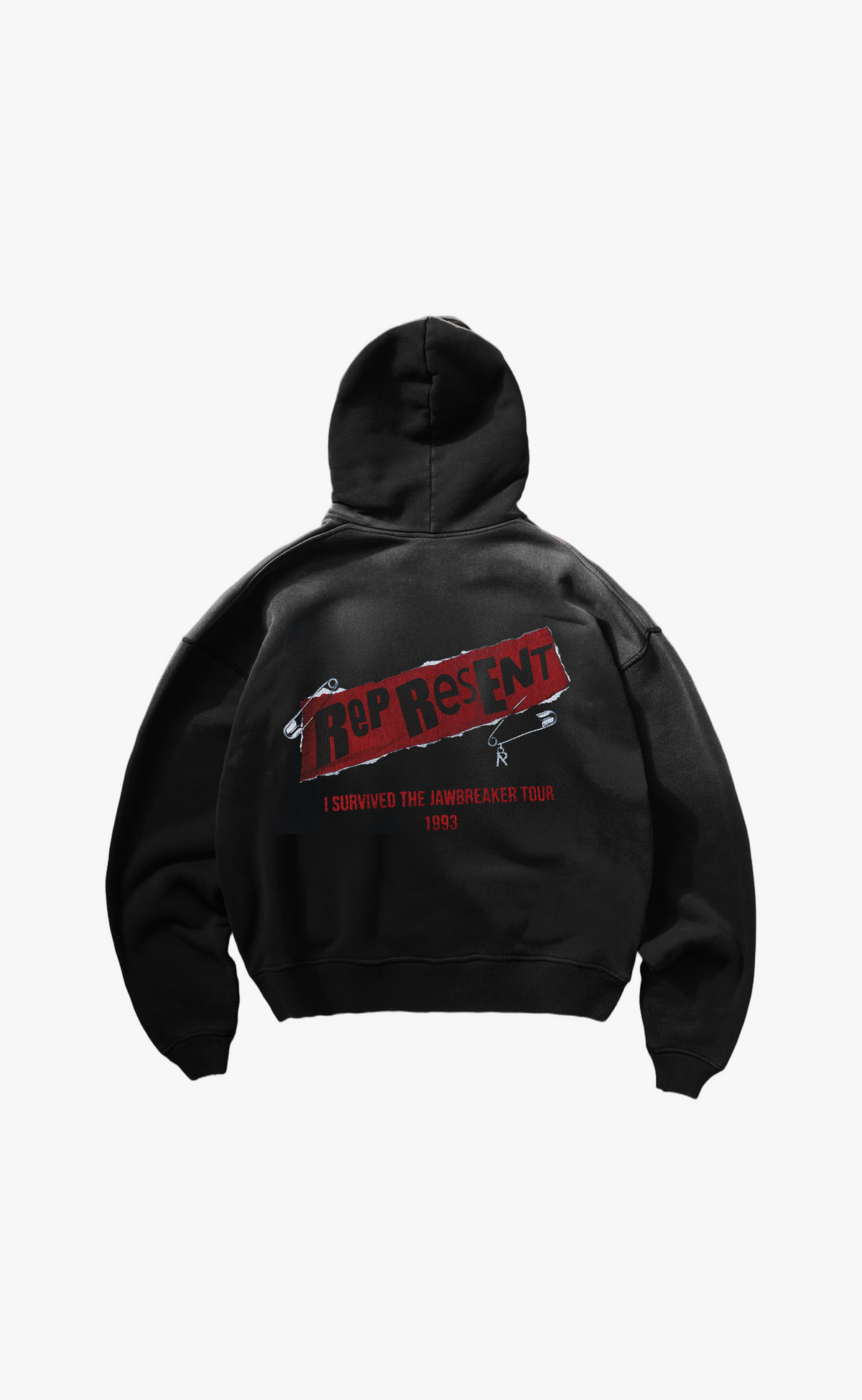 RANSOM VINTAGE BLACK HOODIE