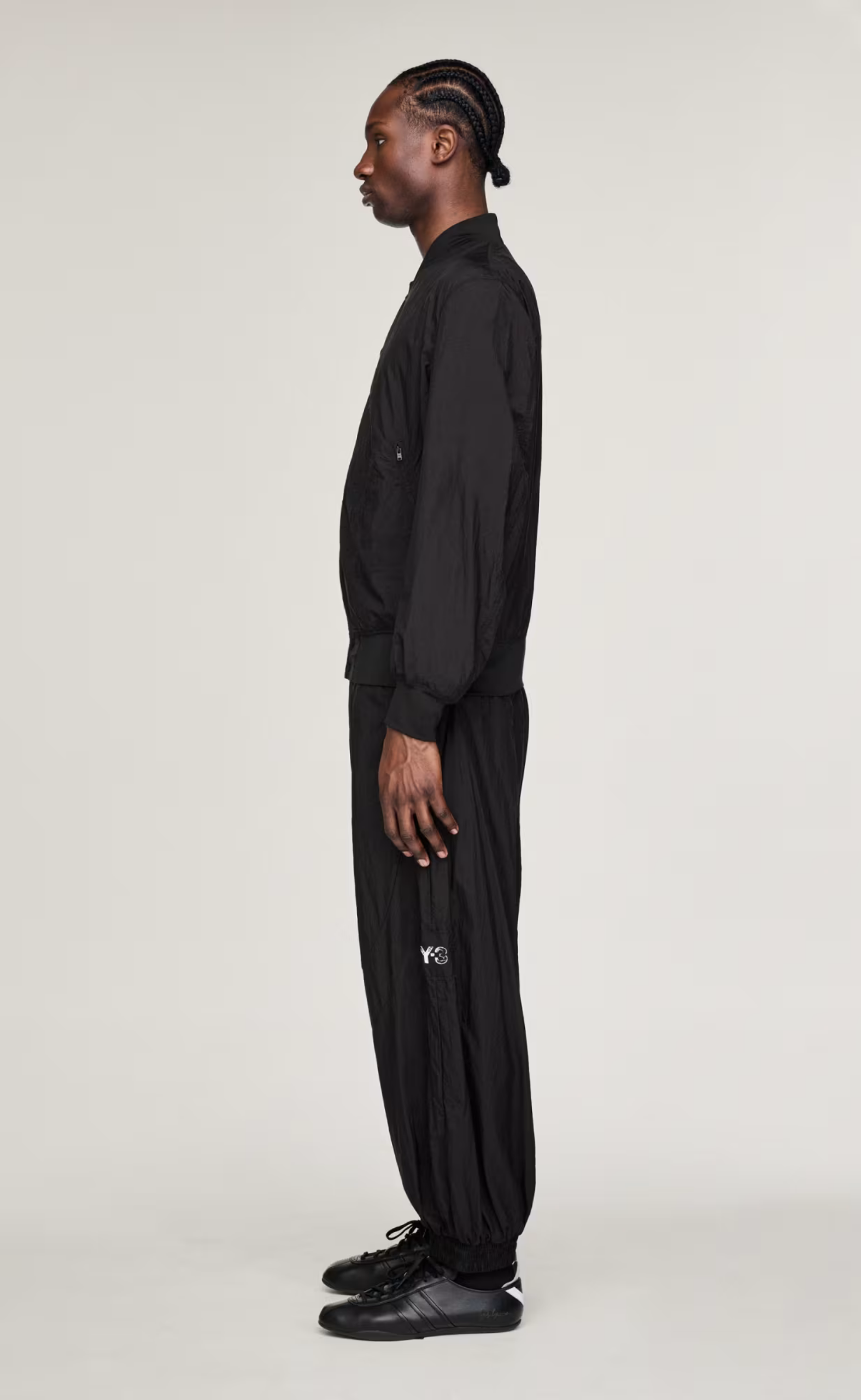 Y-3 COLLEGIATE BLACK JACKET