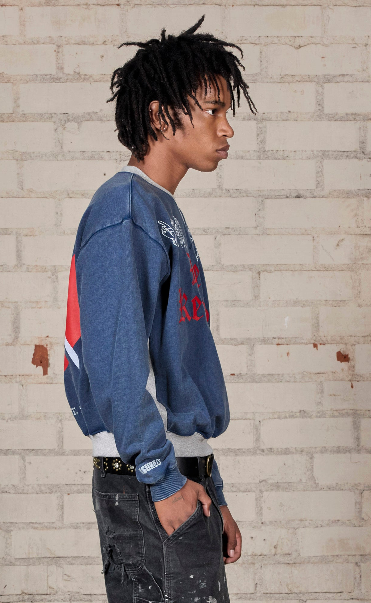 DEAF CLUB NAVY CREWNECK