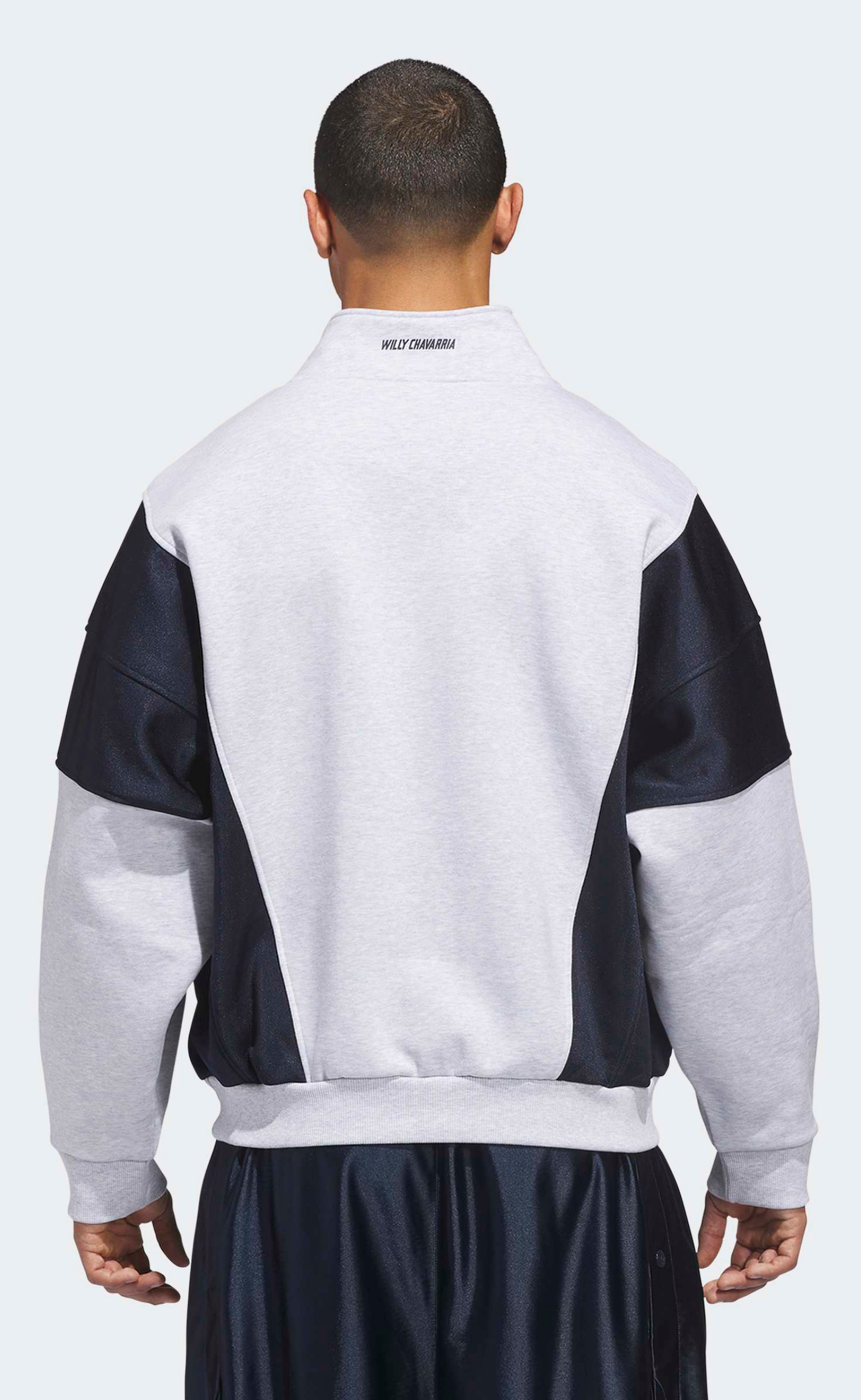 WC WATSONVILLE MOCKNECK LIGHT GREY SWEATER