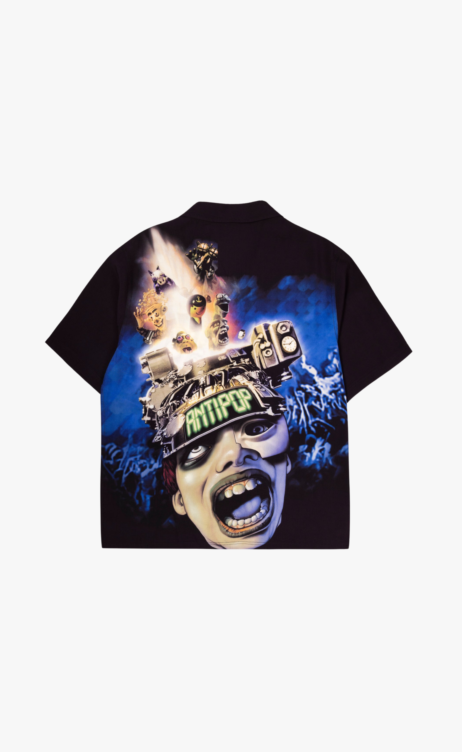 ANTI-POP BUTTON UP MULTI SHIRT