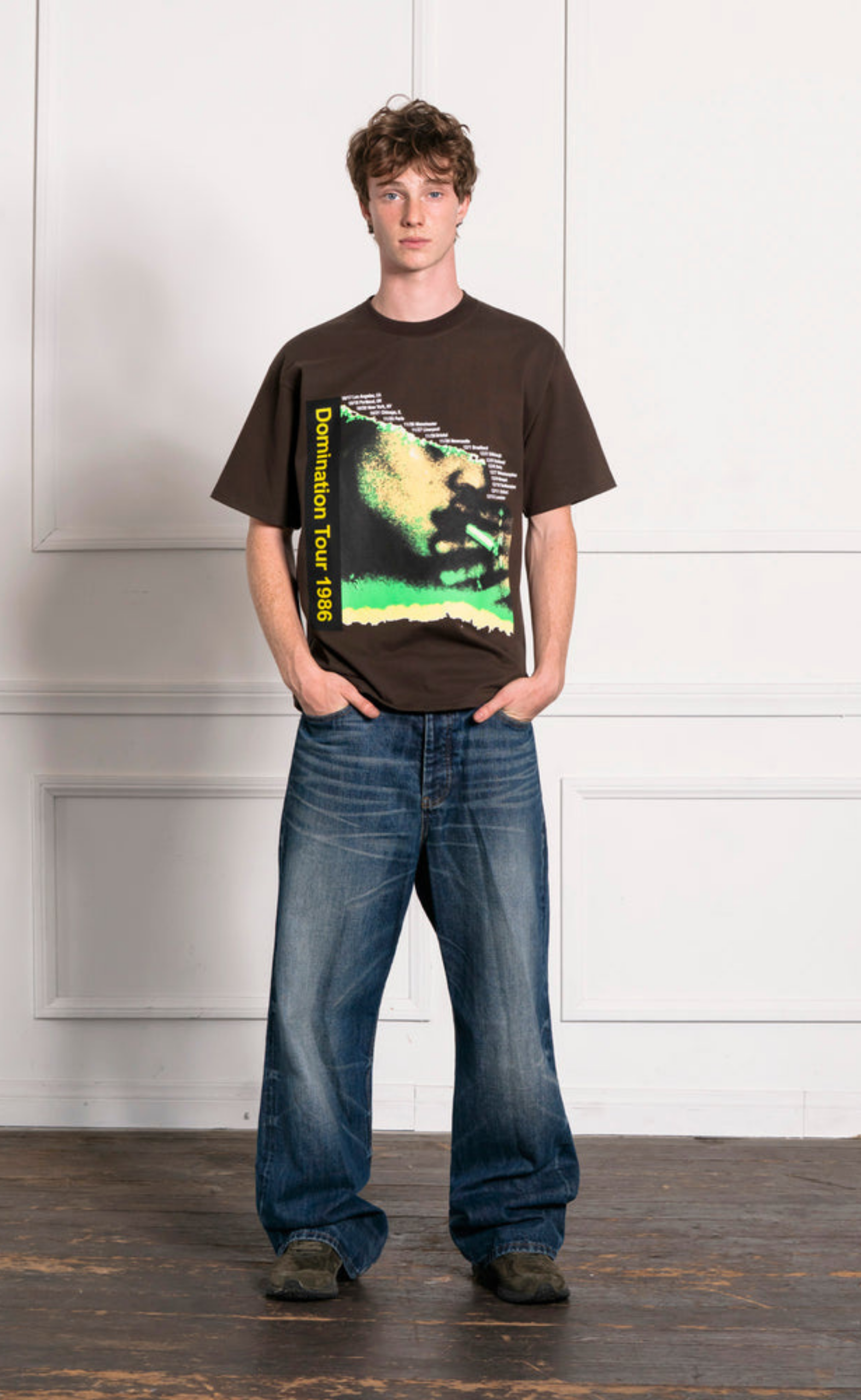 DOMINATION BROWN T-SHIRT