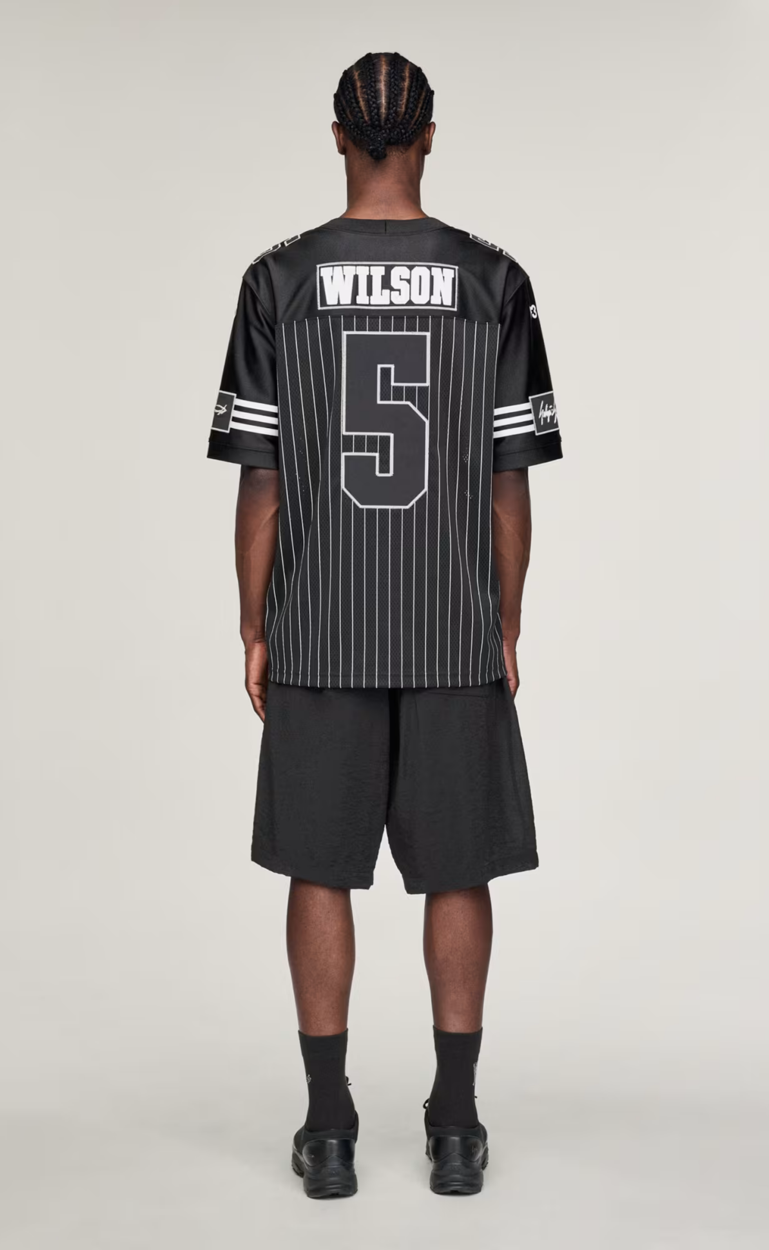 Y-3 WILSON FOOTBALL BLACK T-SHIRT