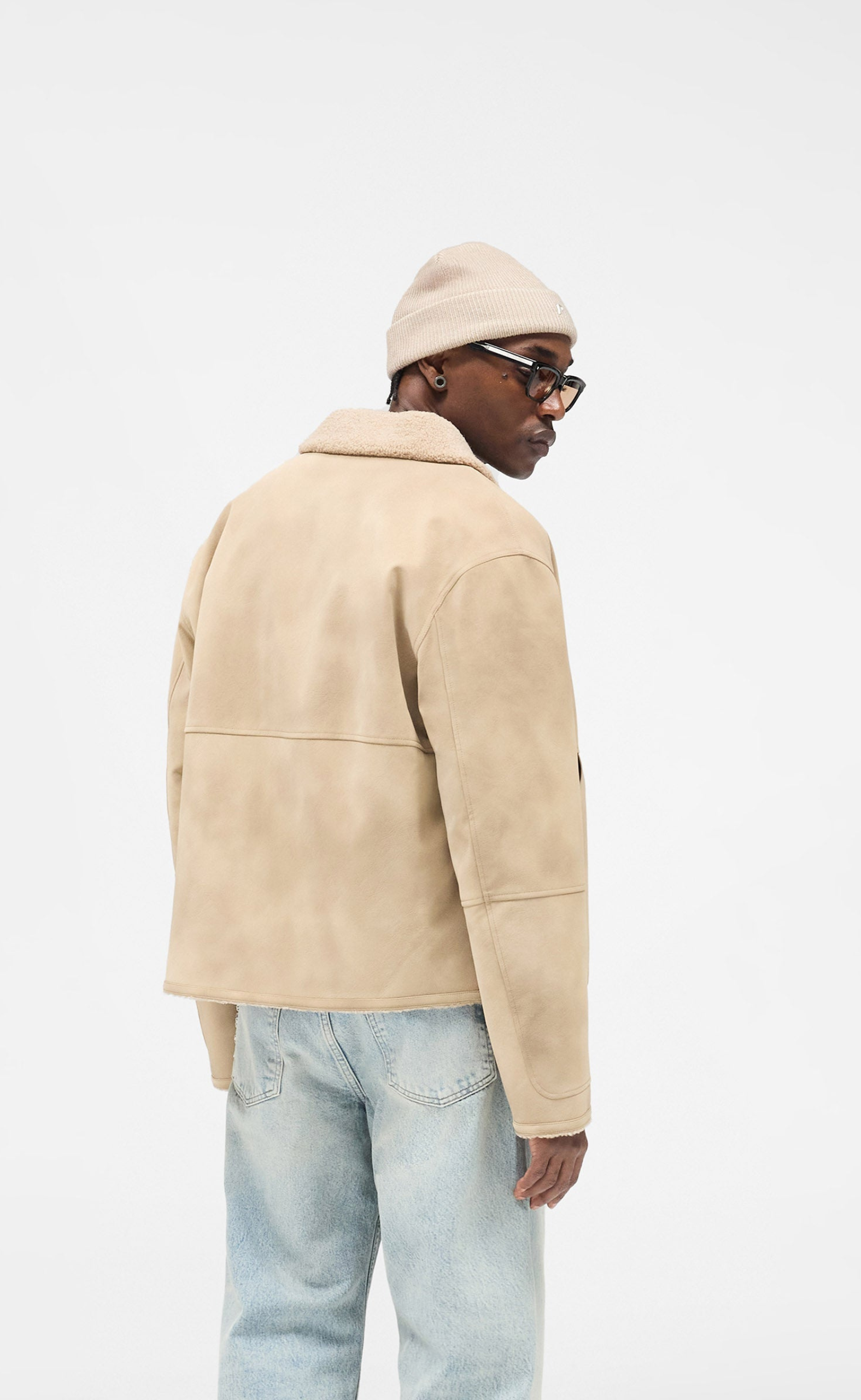 SHEARLING CAFE JACKET