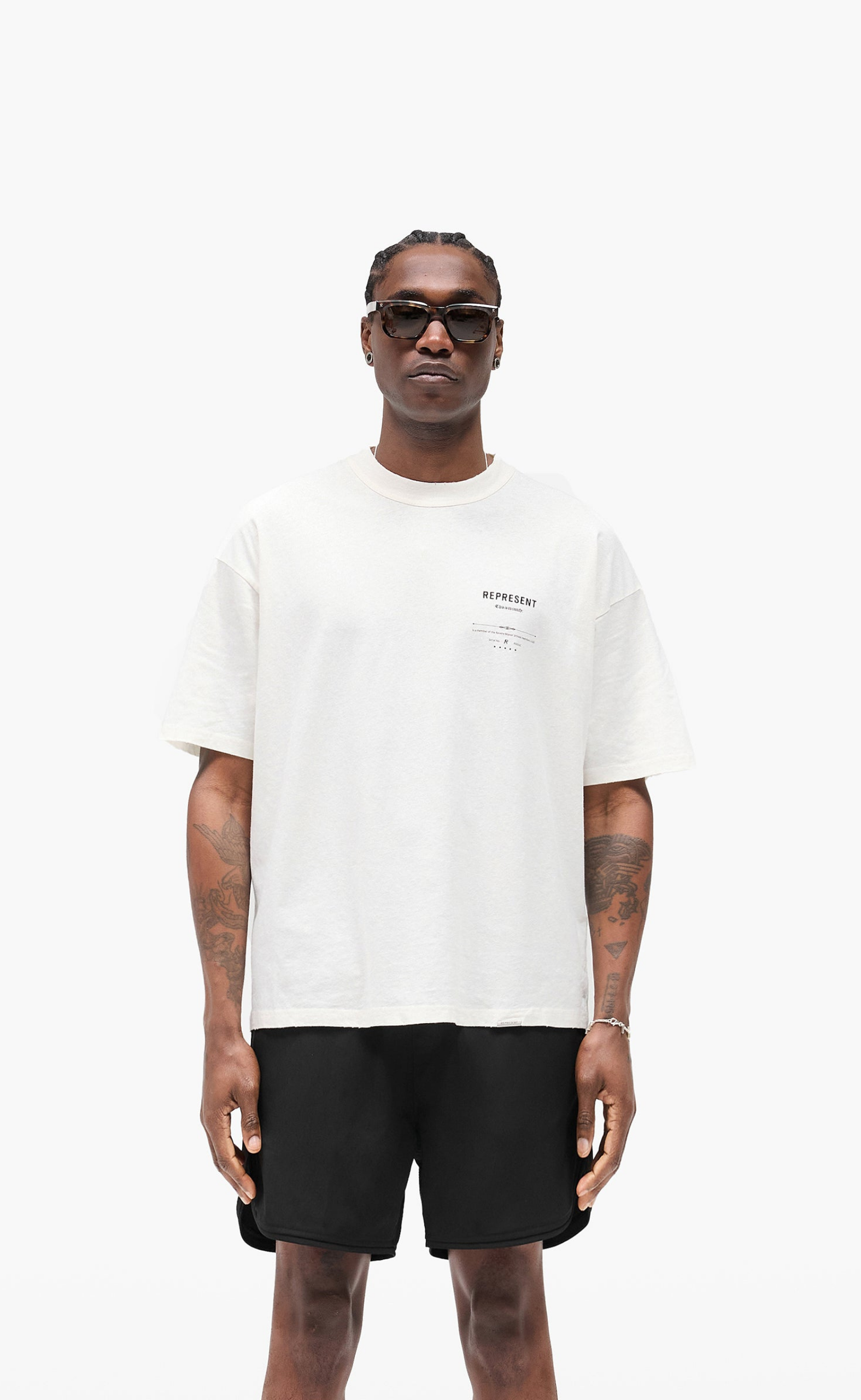 REVERE MANOR AGED WHITE T-SHIRT