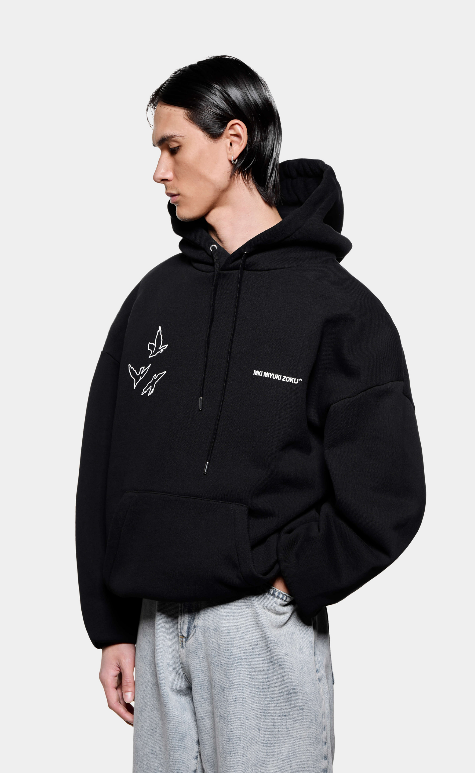 FLIGHT BLACK HOODIE