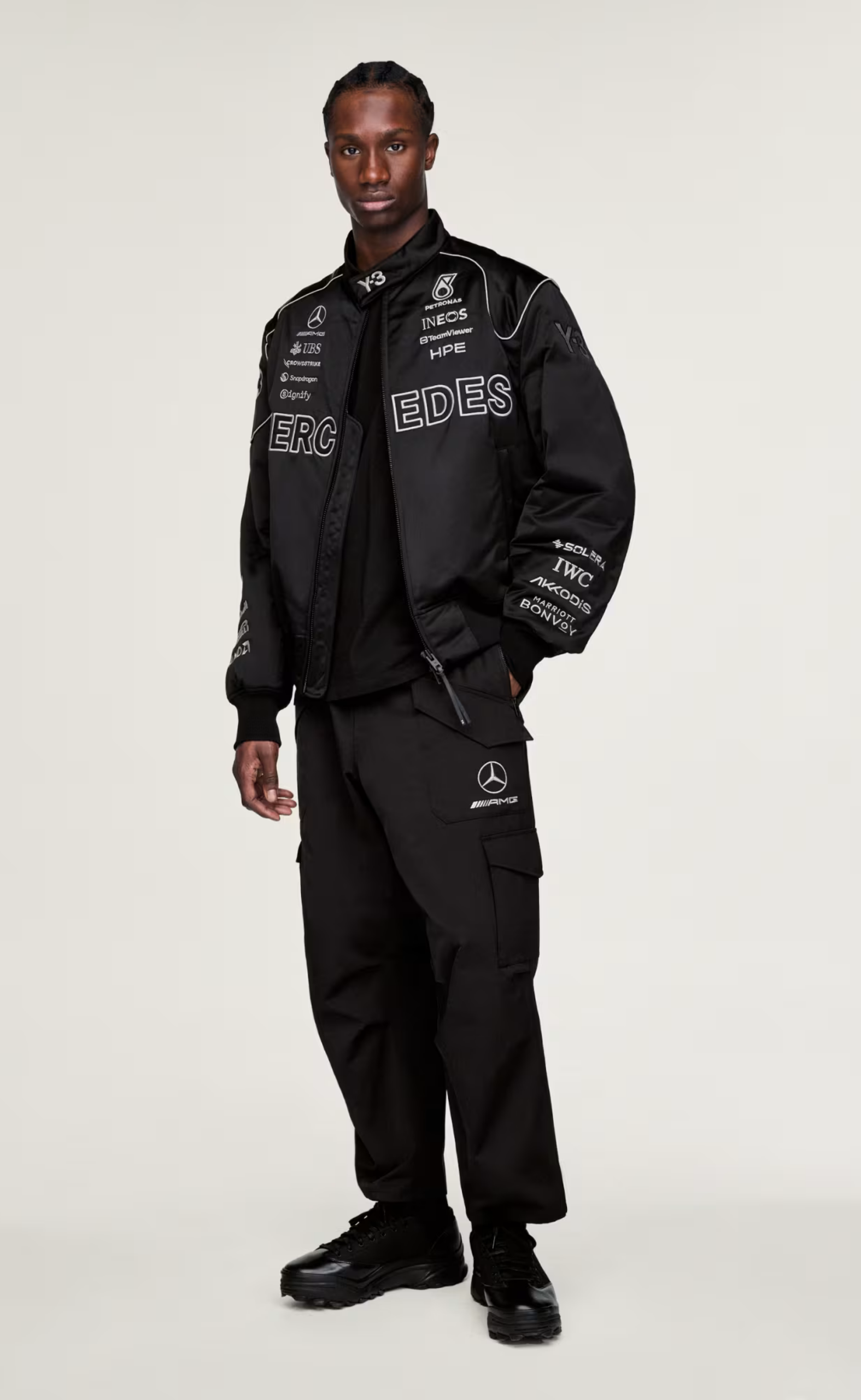 F1 MERCEDES TEAM BLACK JACKET