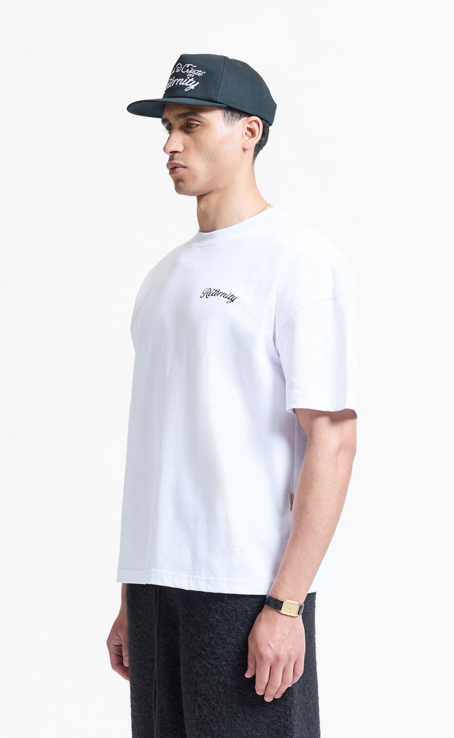 DESIGNED TO CREATE WHITE T-SHIRT
