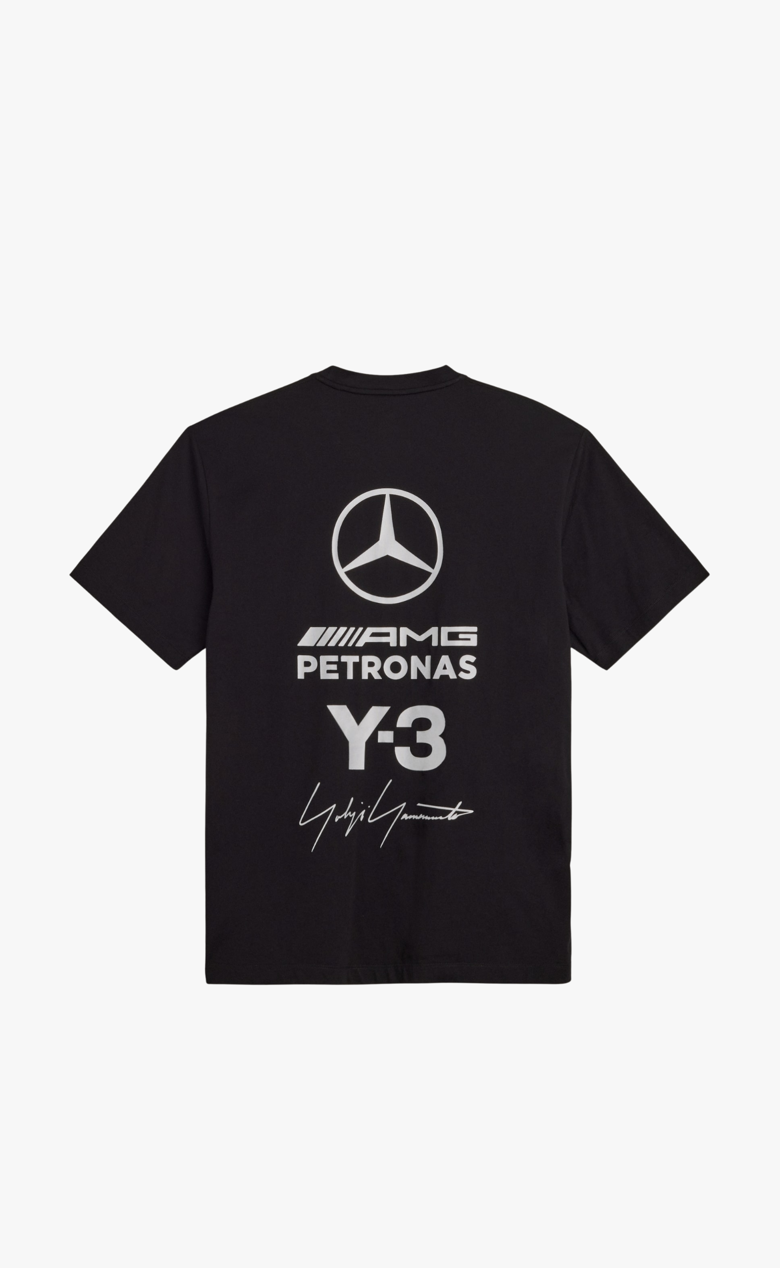 F1 MERCEDES STACK BLACK T-SHIRT