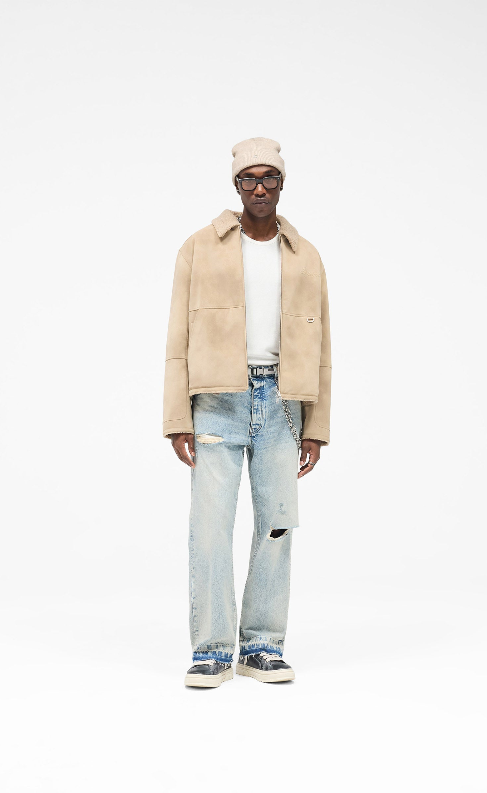 SHEARLING CAFE JACKET
