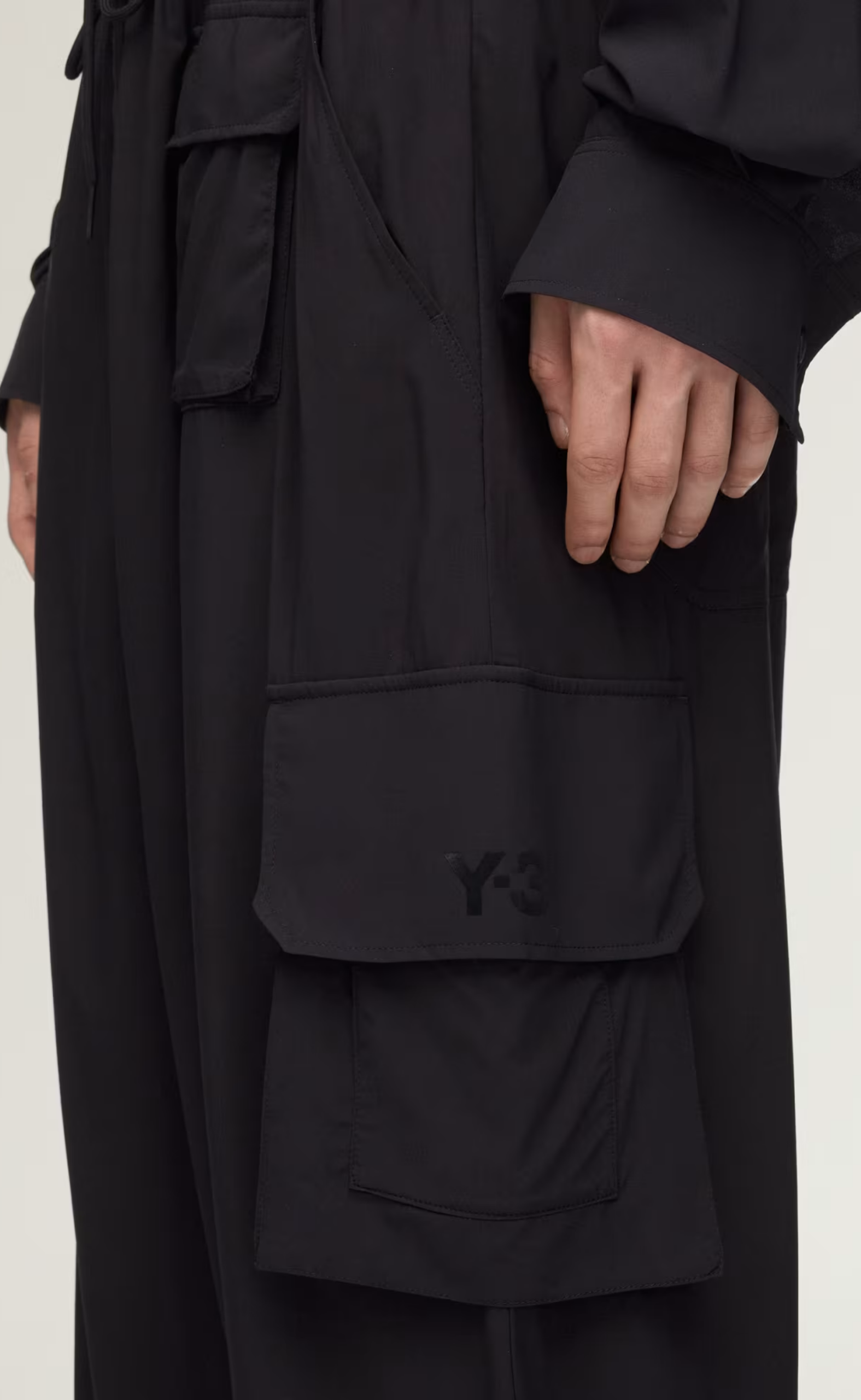 Y-3 UT STRGHT BLACK PANTS